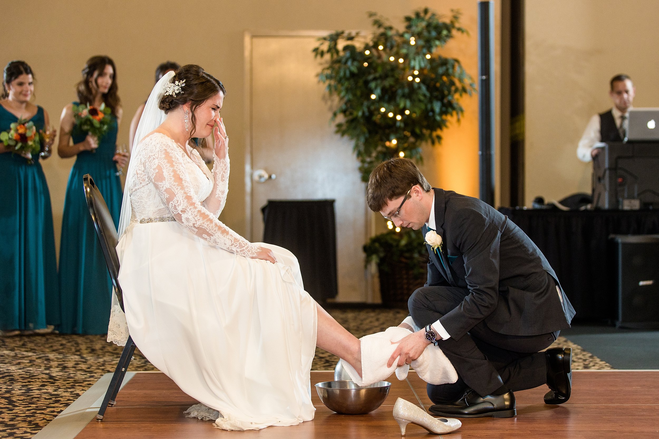  This foot washing ceremony was so sweet, and so emotional. 