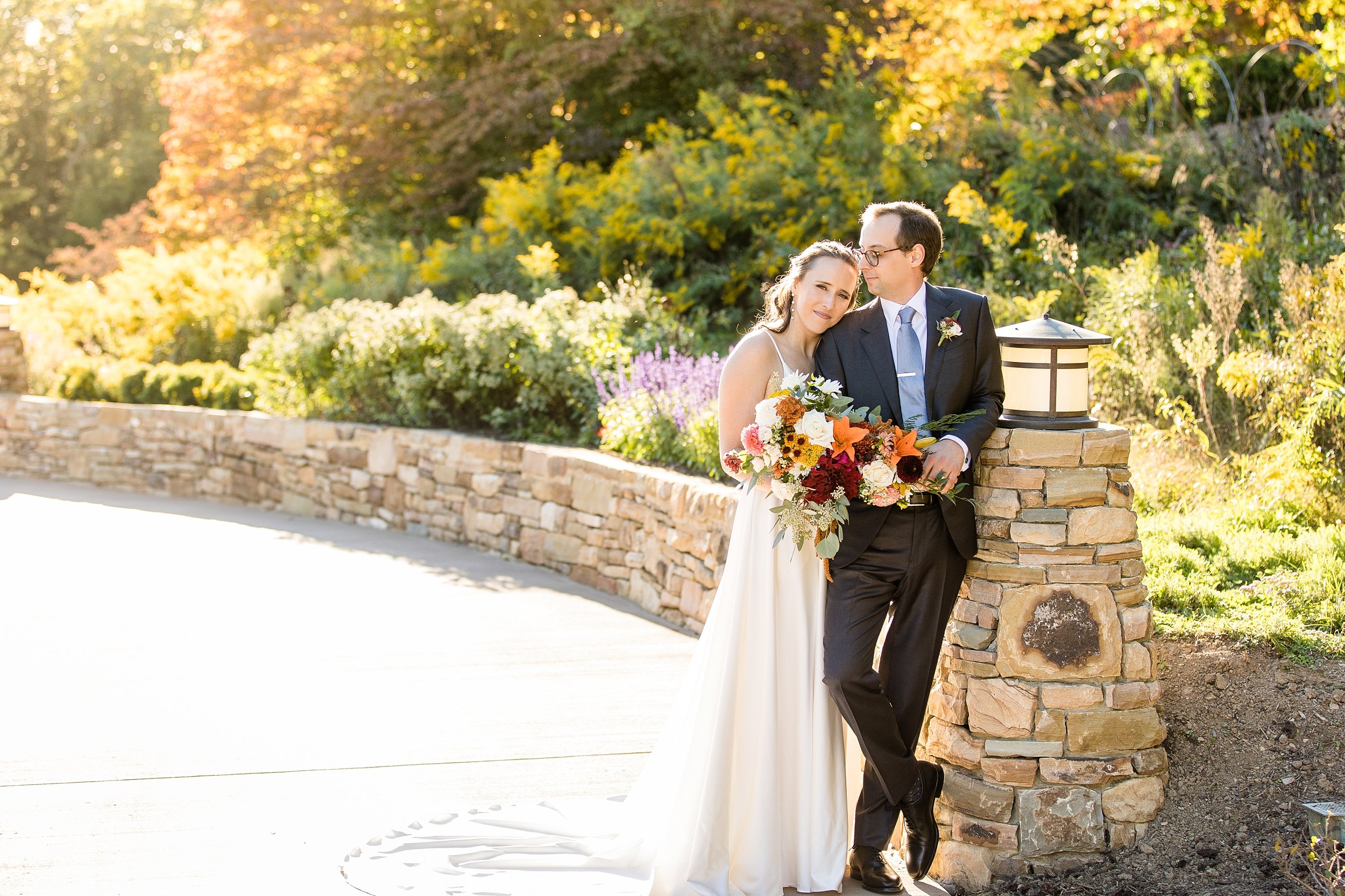  Something I LOVE about this walkway is that it has white cement… which acts as a great natural reflector, effectively “popping” soft light back into my couple’s faces, creating a flattering look for their skin. This wasn’t a location we had original