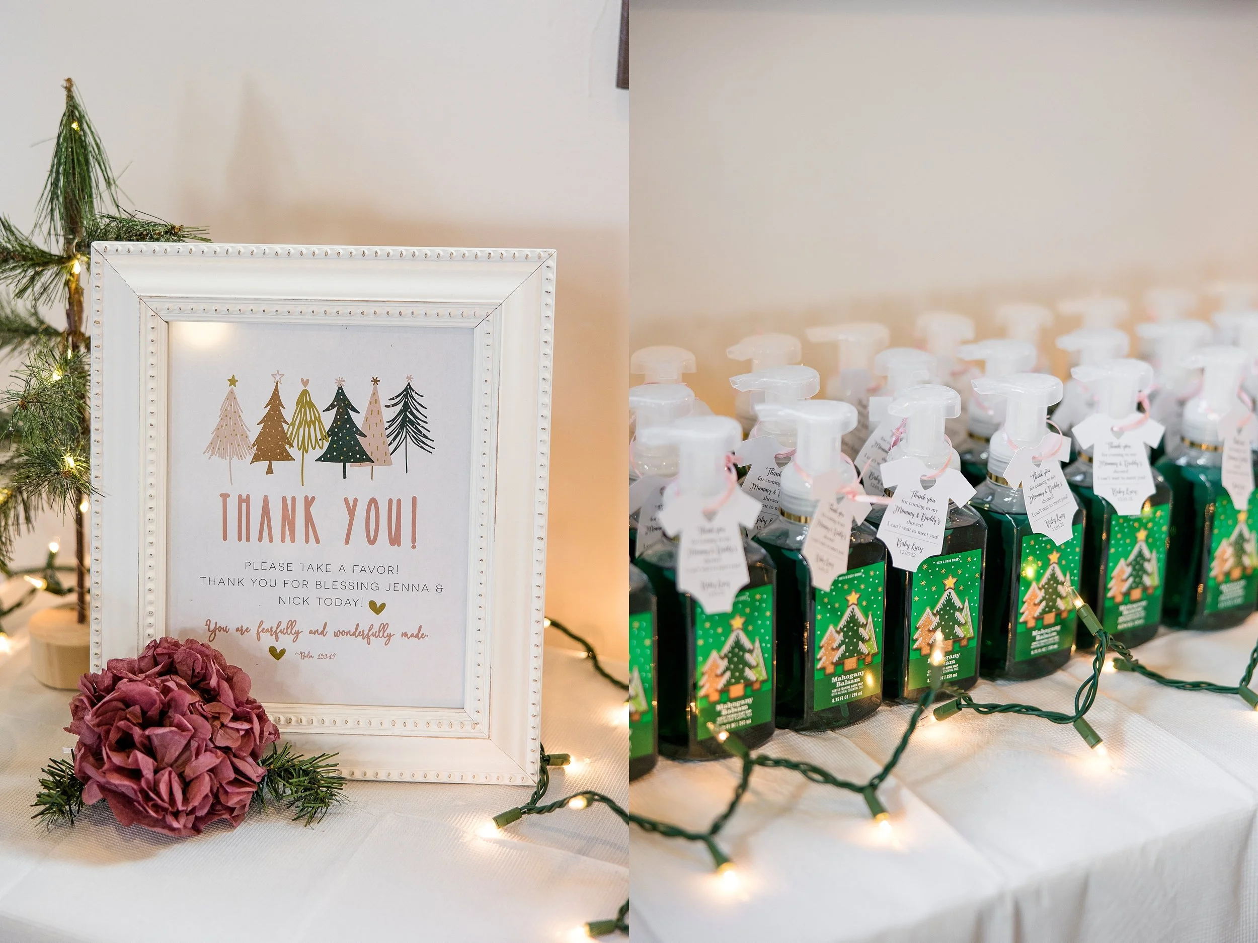 Christmas Themed Baby Shower — Jenna Hidinger Photography