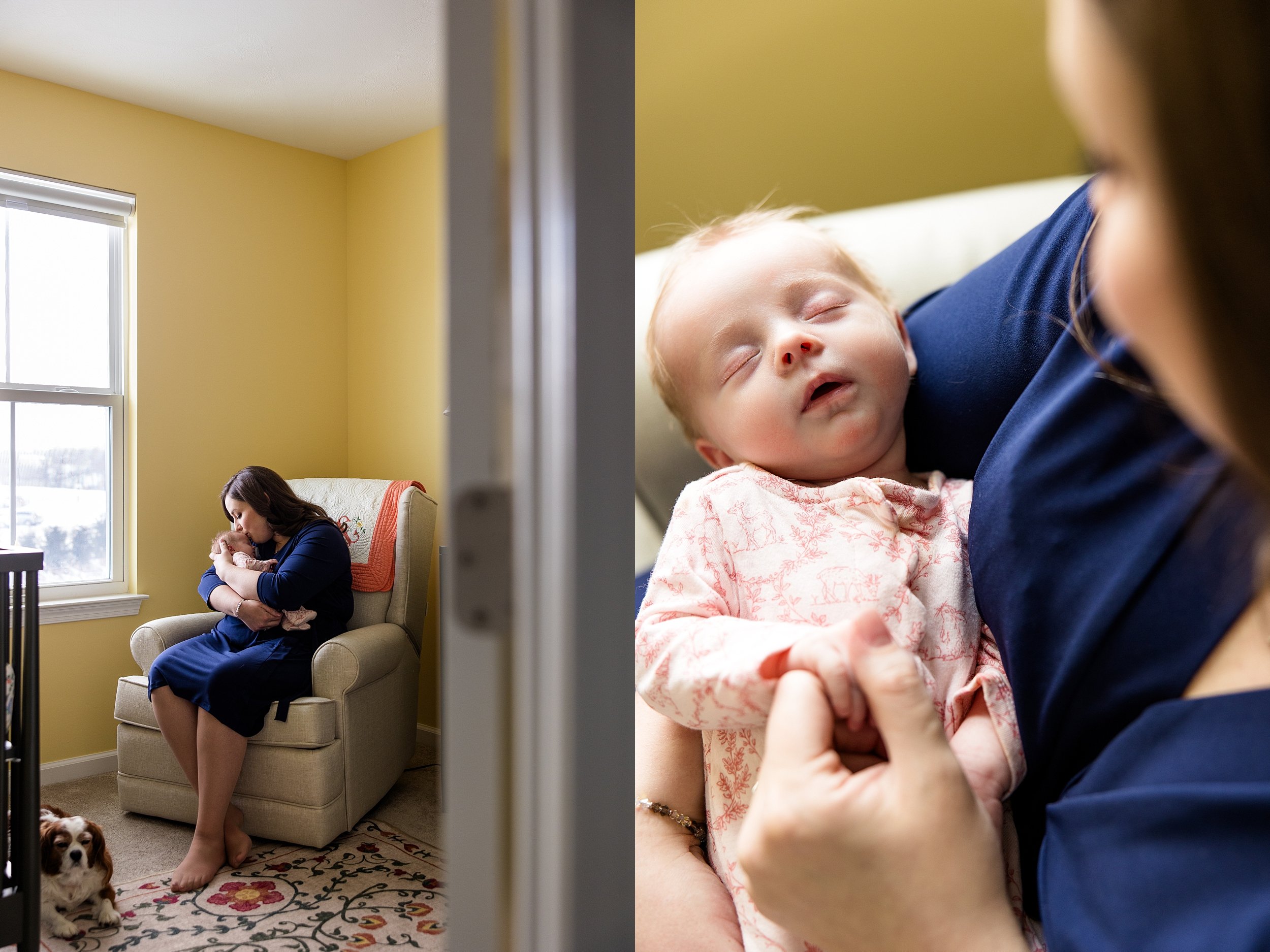 pittsburgh newborn photographer, in home newborn lifestyle family photos, zelienople photographer, cranberry township photographer