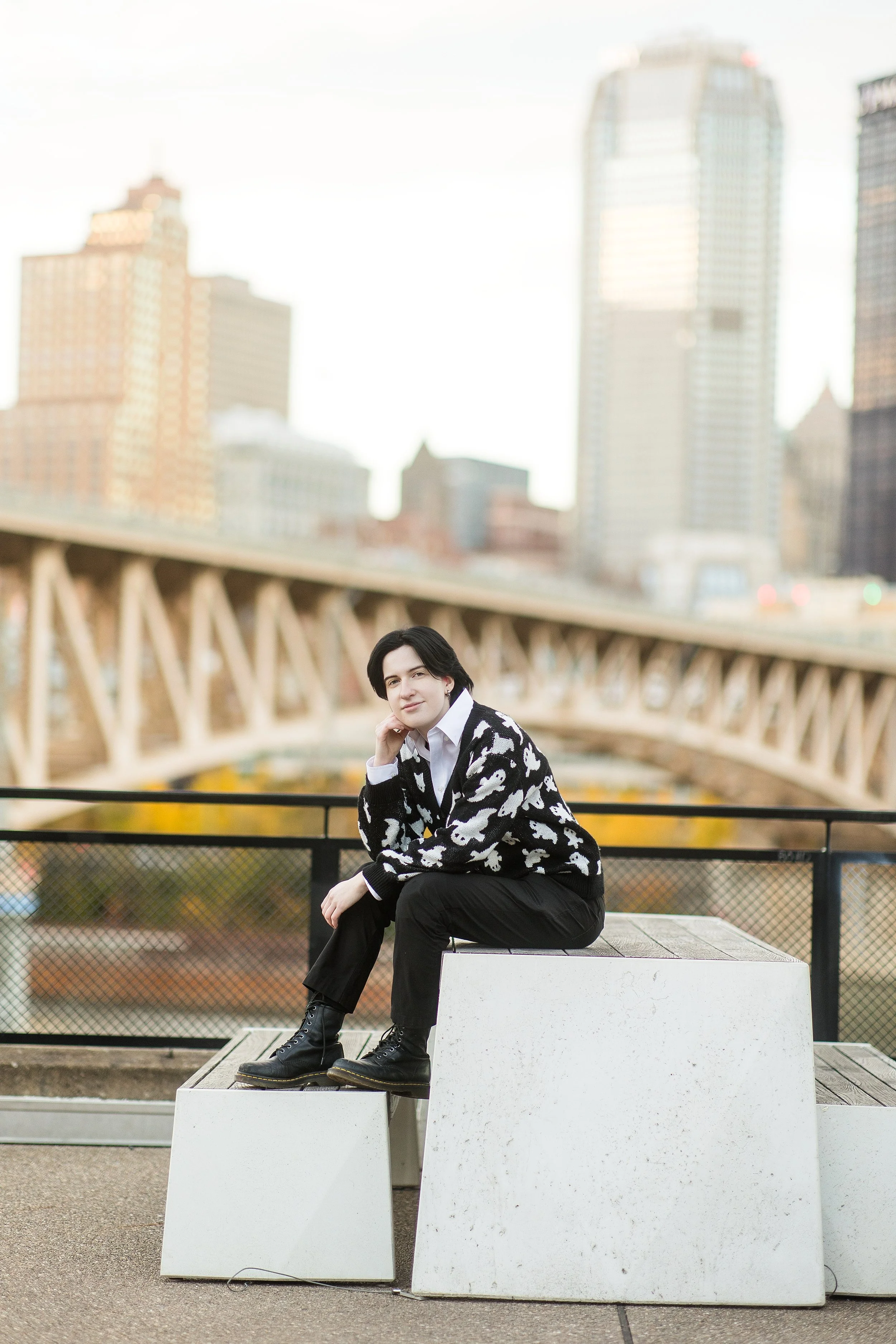 pittsburgh senior photographer, color park pittsburgh senior photos, ideas for photo shoot pittsburgh