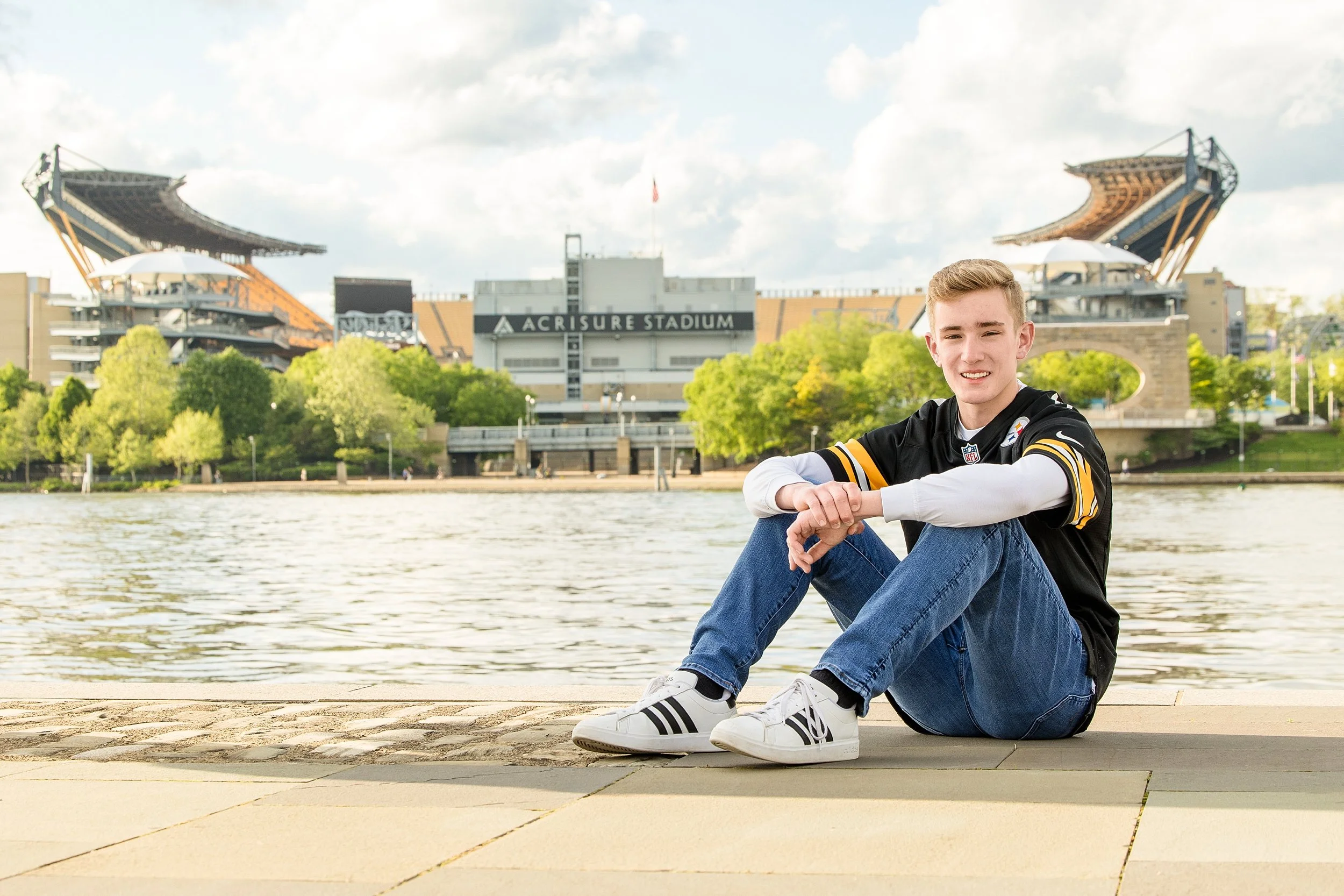 pittsburgh senior pictures, pittsburgh senior photographer, roberto clemente senior pictures, point state park senior photos