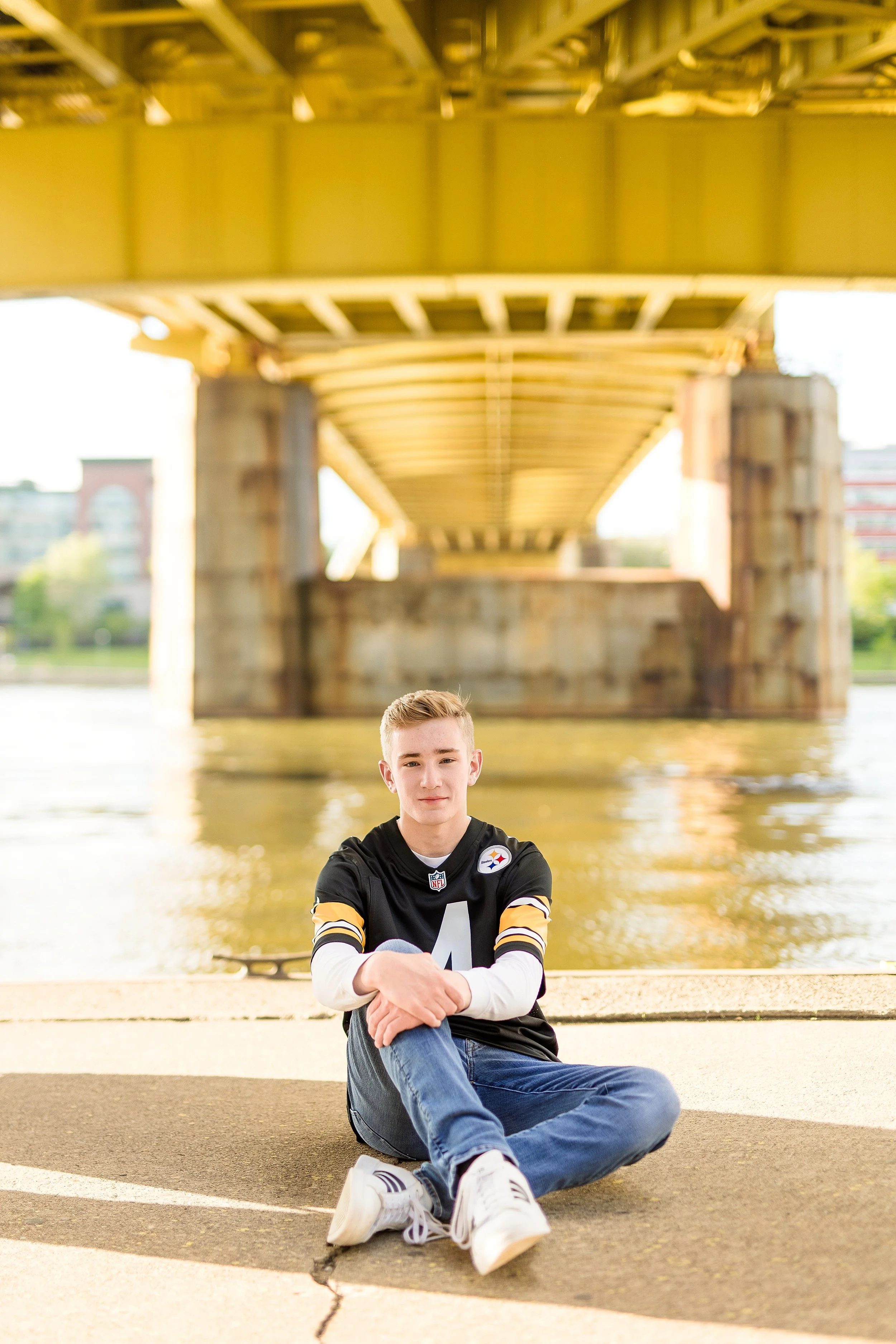 pittsburgh senior pictures, pittsburgh senior photographer, roberto clemente senior pictures, point state park senior photos