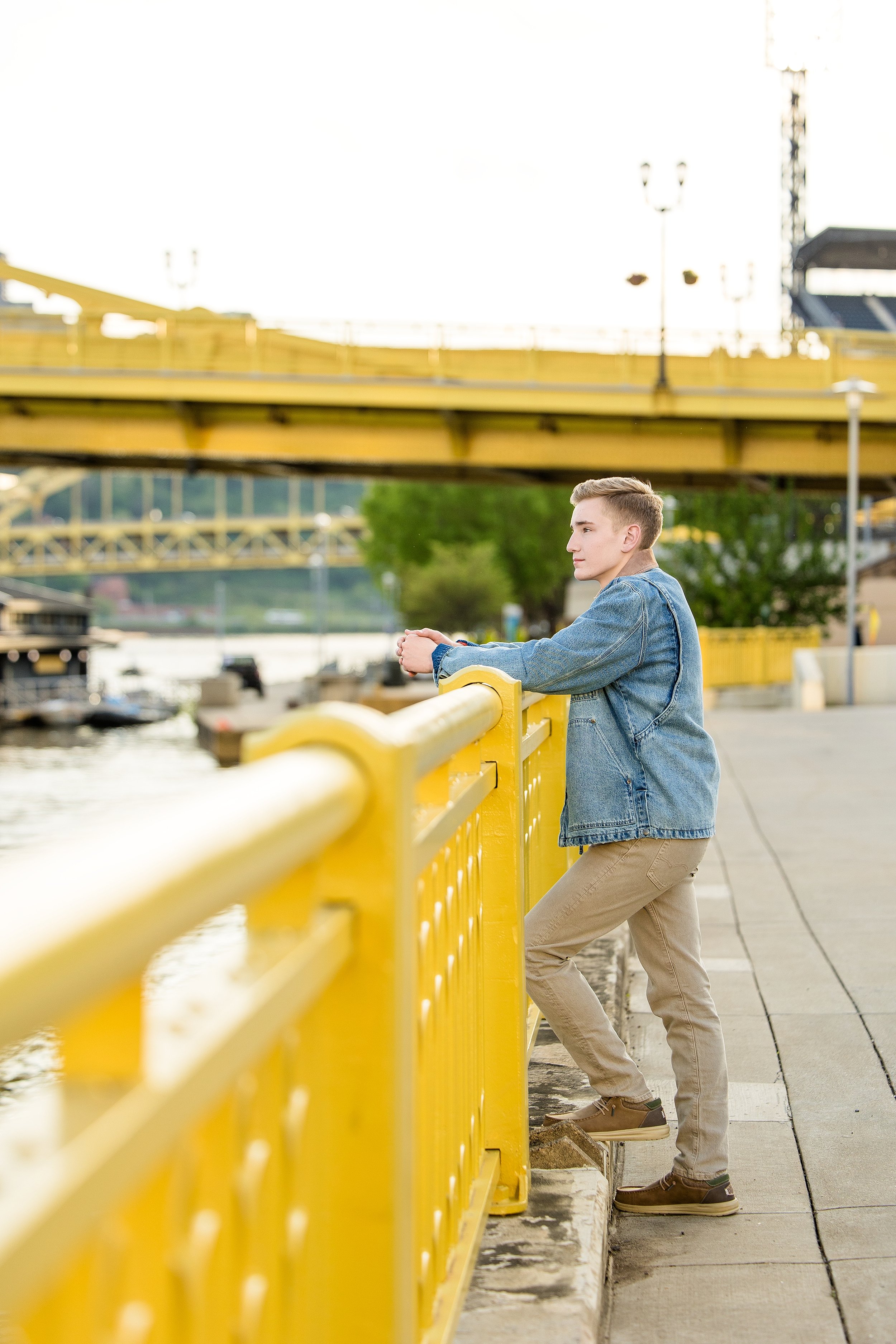 pittsburgh senior pictures, pittsburgh senior photographer, roberto clemente senior pictures, point state park senior photos