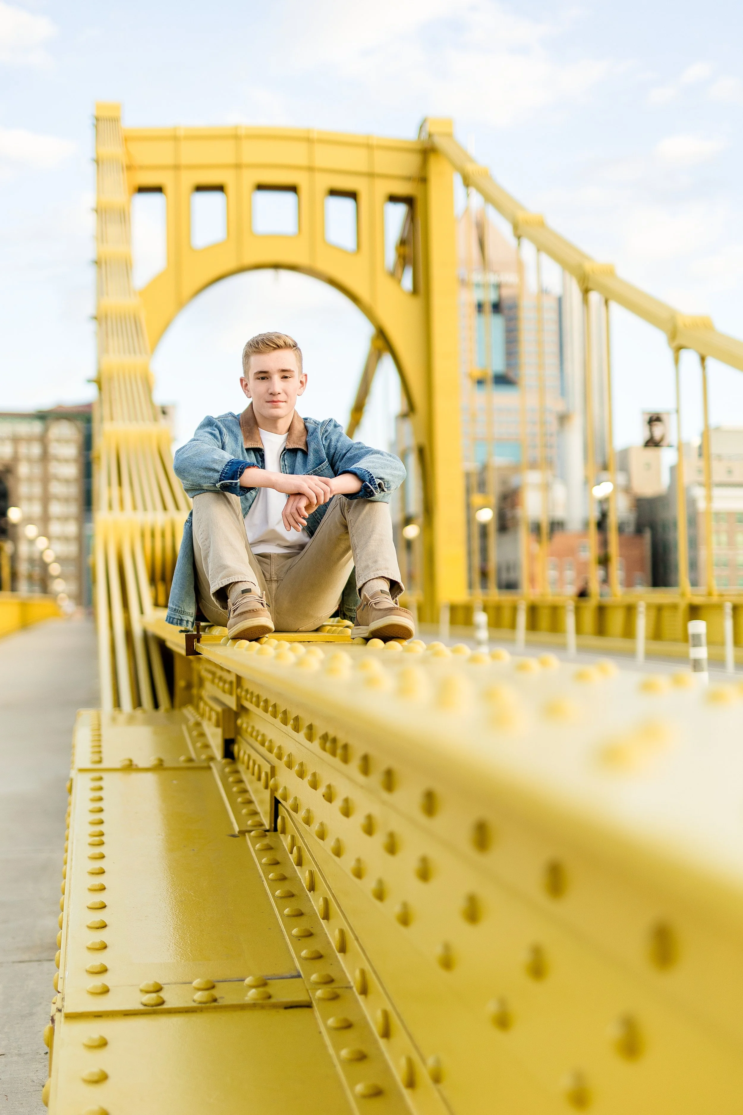 pittsburgh senior pictures, pittsburgh senior photographer, roberto clemente senior pictures, point state park senior photos
