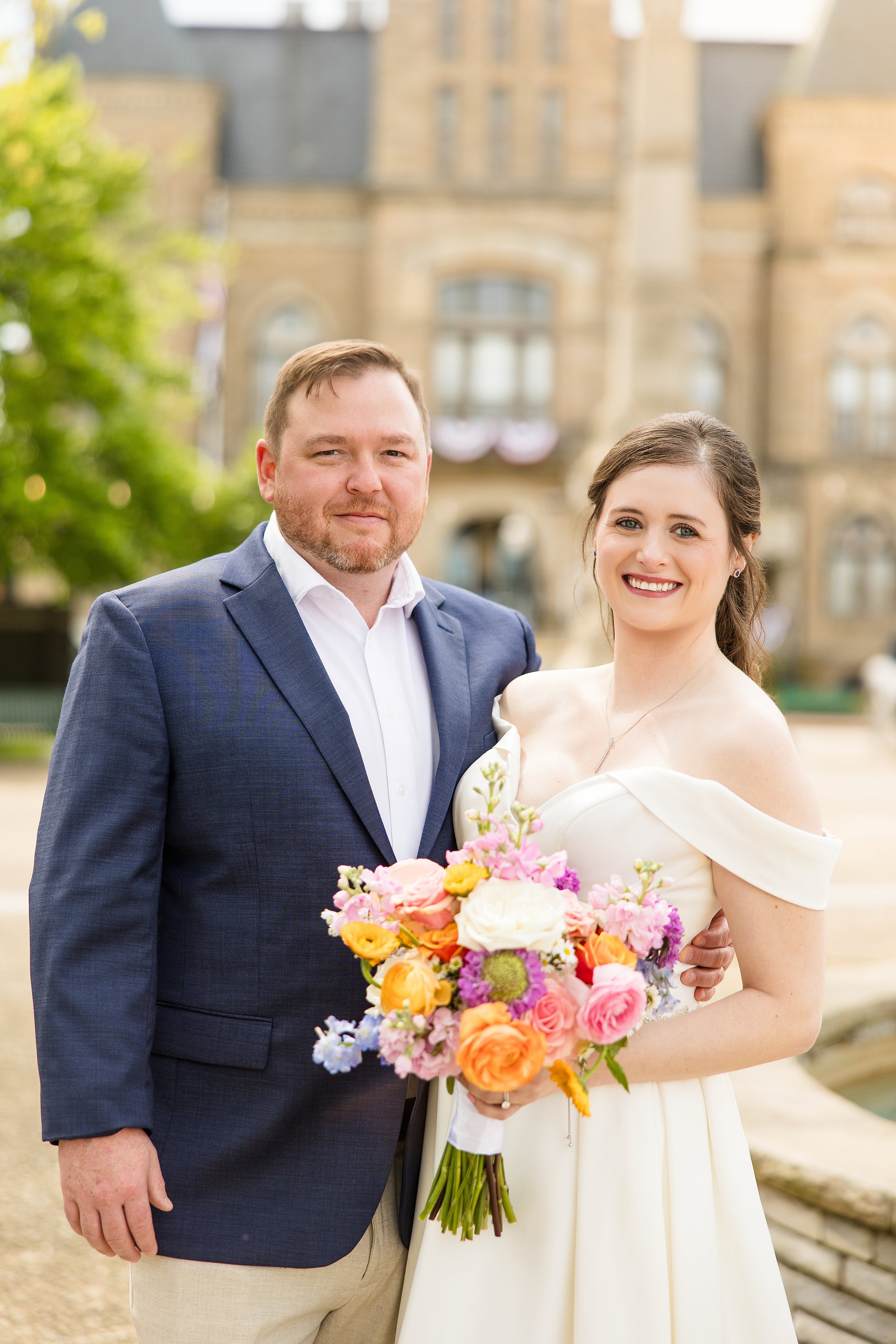butler county courthouse elopement, butler county courthouse wedding pictures, zelienople wedding pictures, historic harmony wedding photos