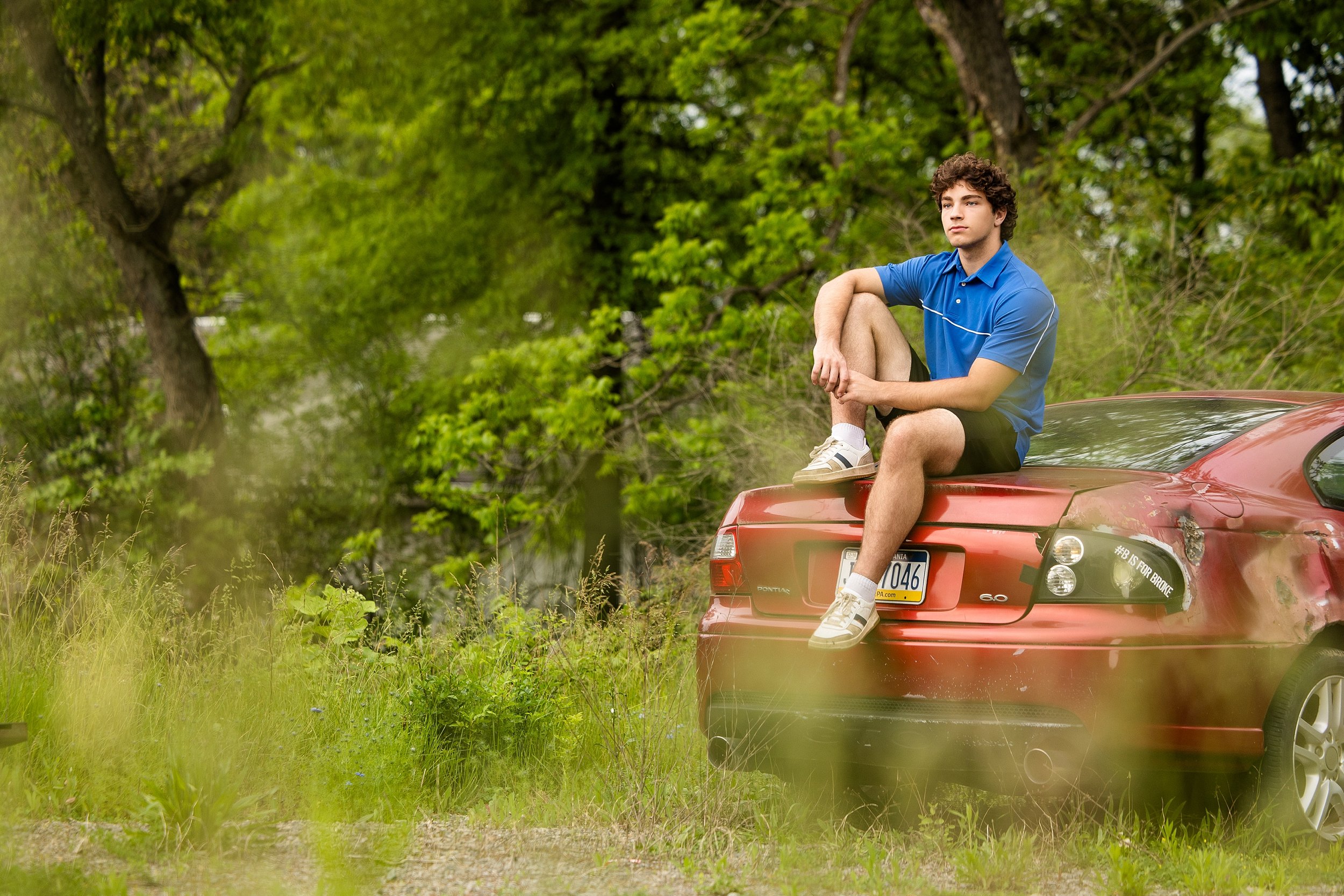 Tim A: The Garage at Living Faith (Zelienople, PA) Senior Photos