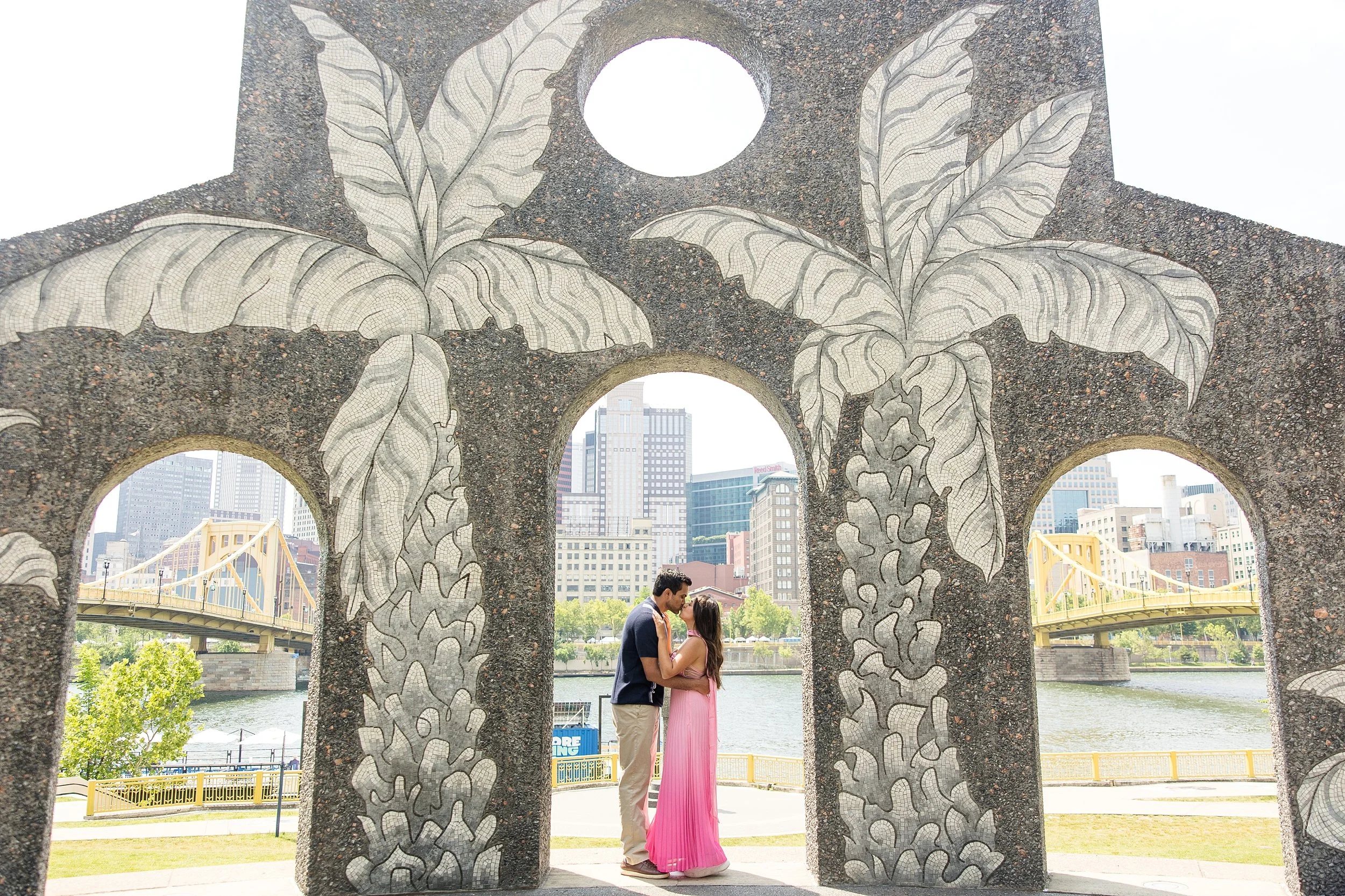 pittsburgh proposal ideas, pittsburgh proposal locations, pittsburgh proposal photographer, pittsburgh skyline proposal