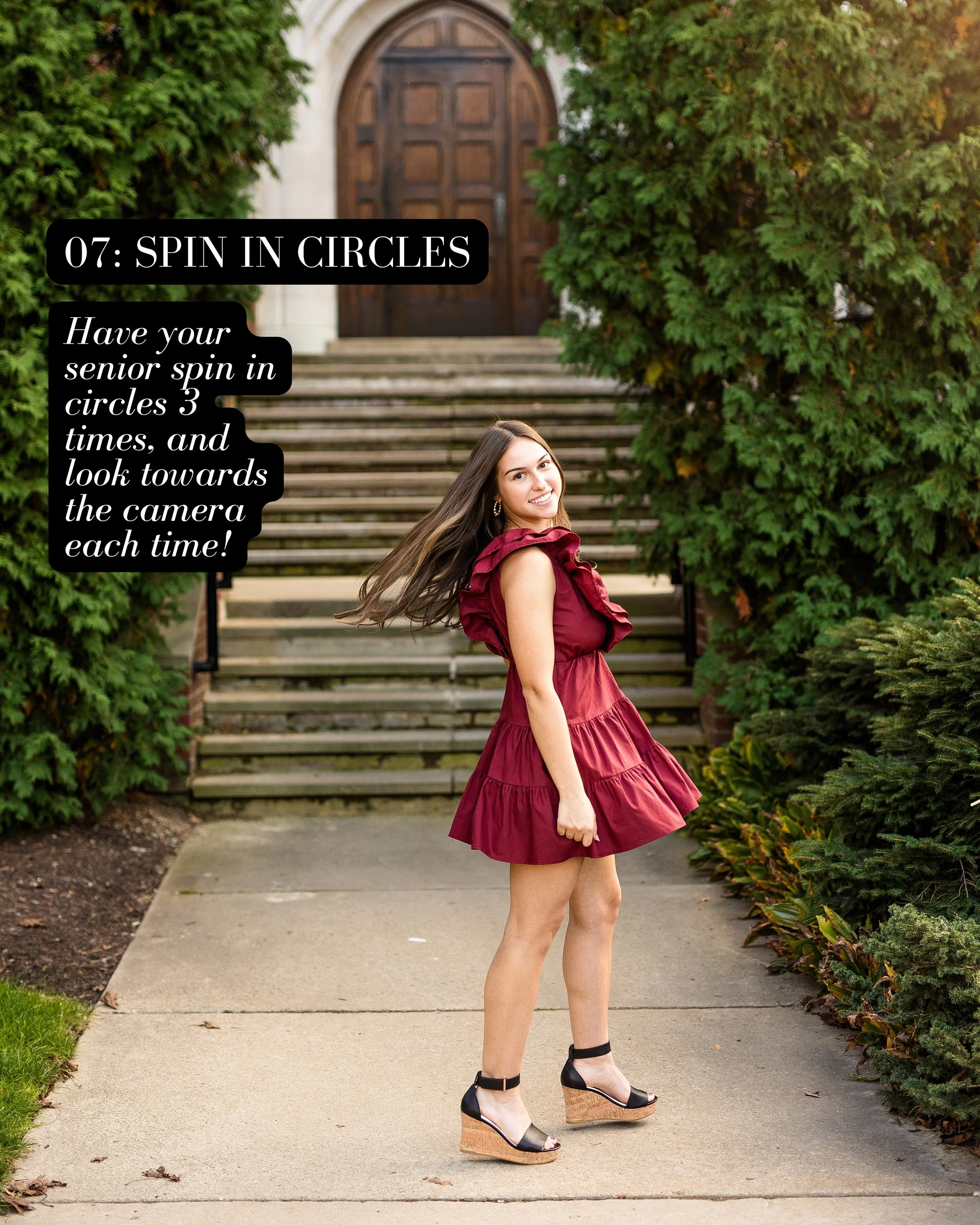 how to post for senior pictures, natural senior photo posing ideas, how to become a senior photographer