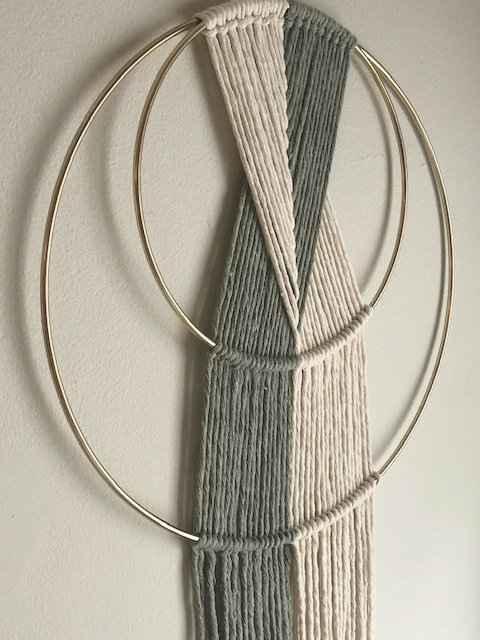 Copper Large Macramé Wall Hanging — Casey Saccomanno