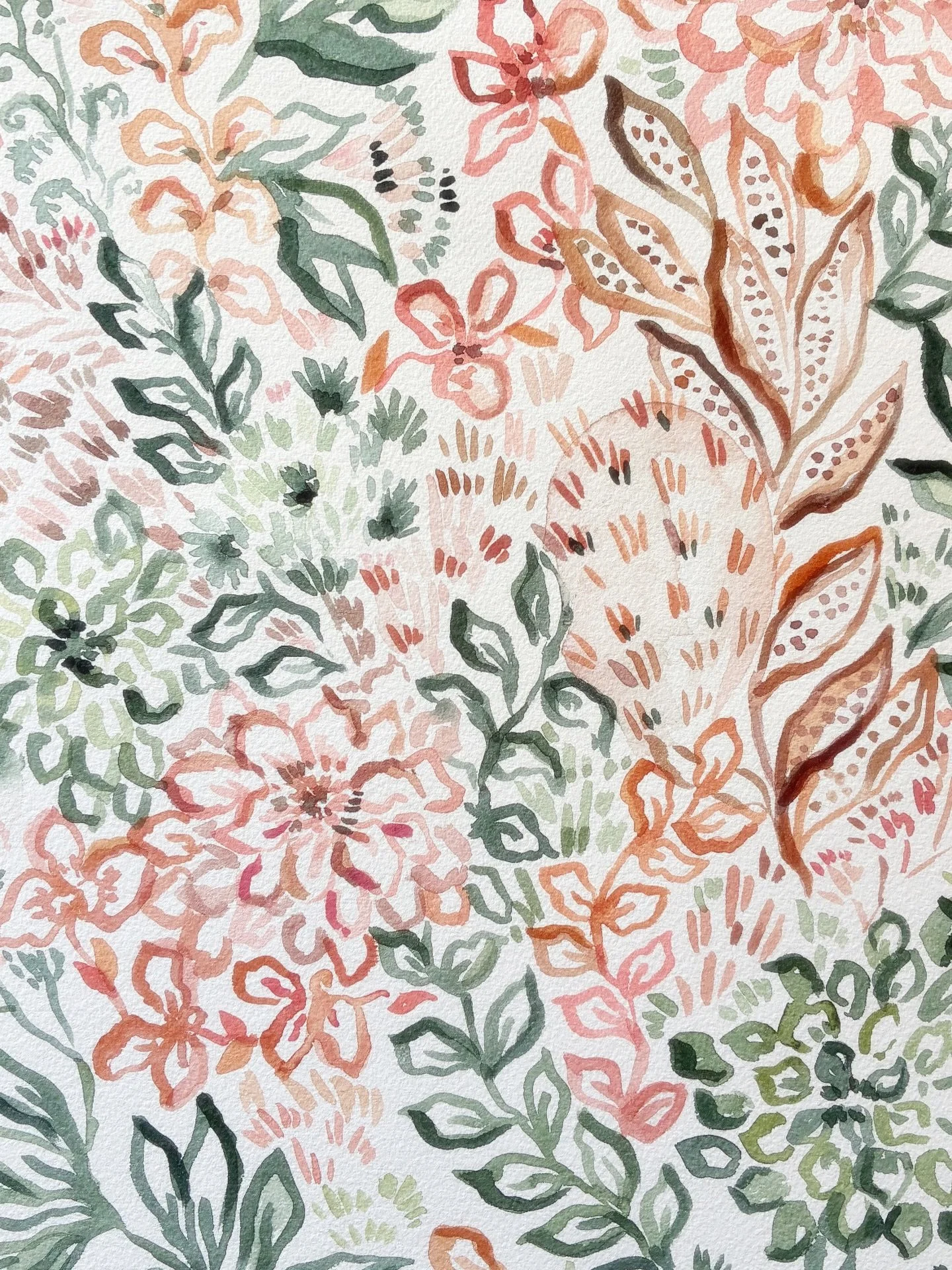There's peace in holding a paintbrush on a sunny afternoon ✨🌞☀️