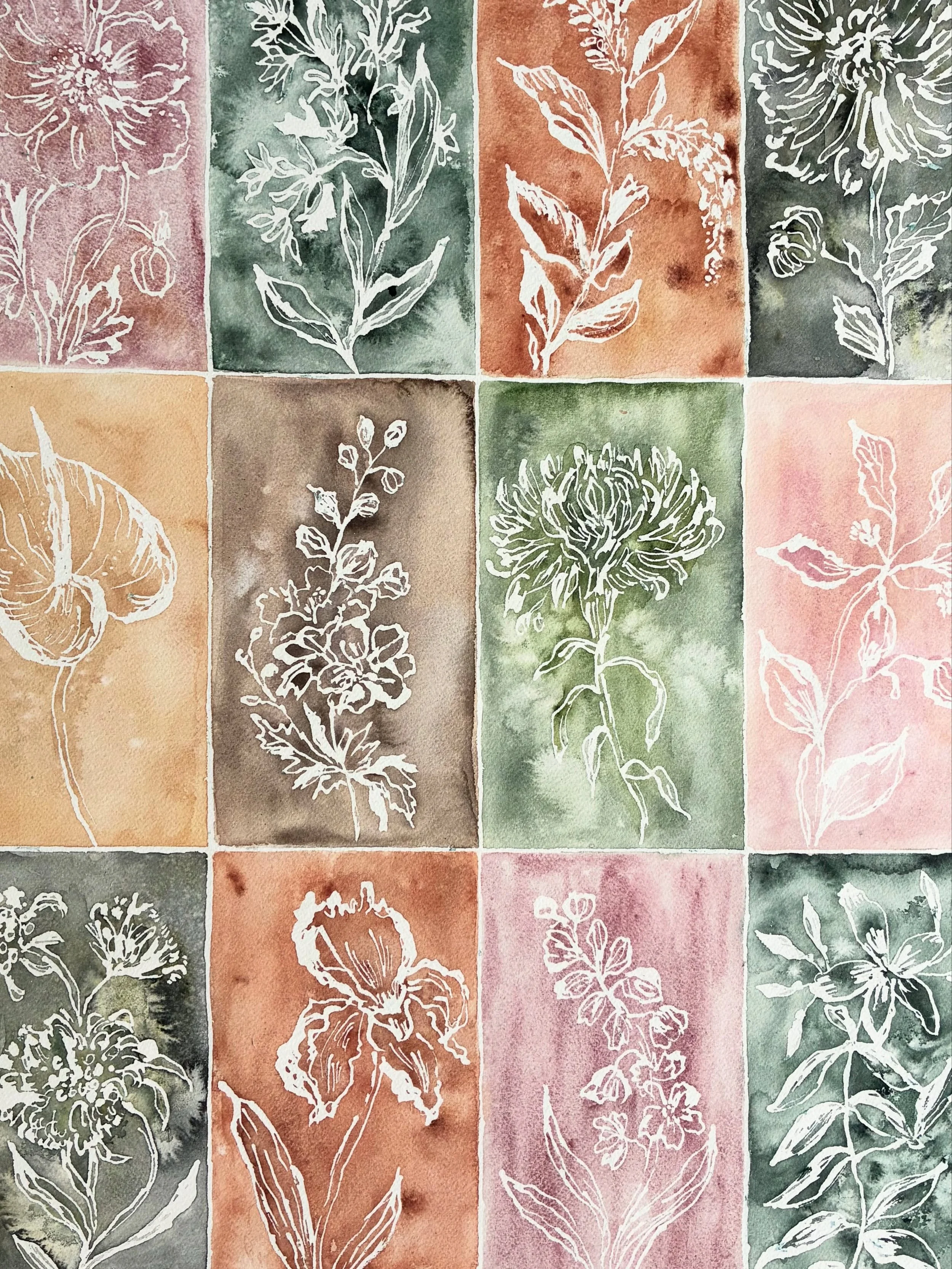 Collection of illustrated botanicals ✨