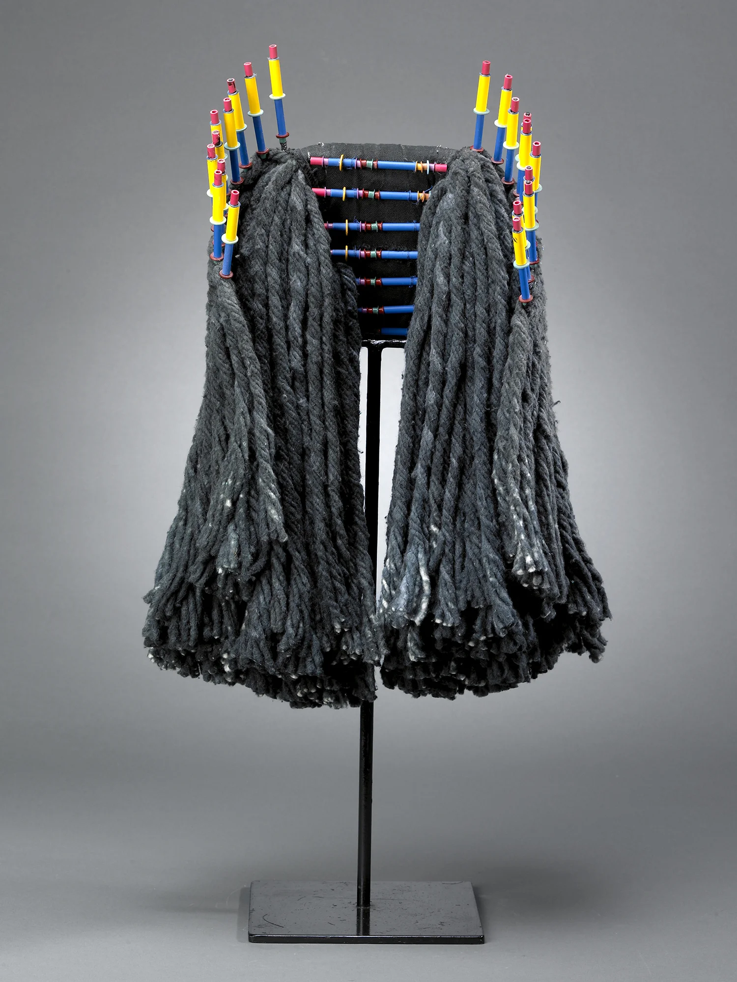 Mop with Soda Can Tabs - Back