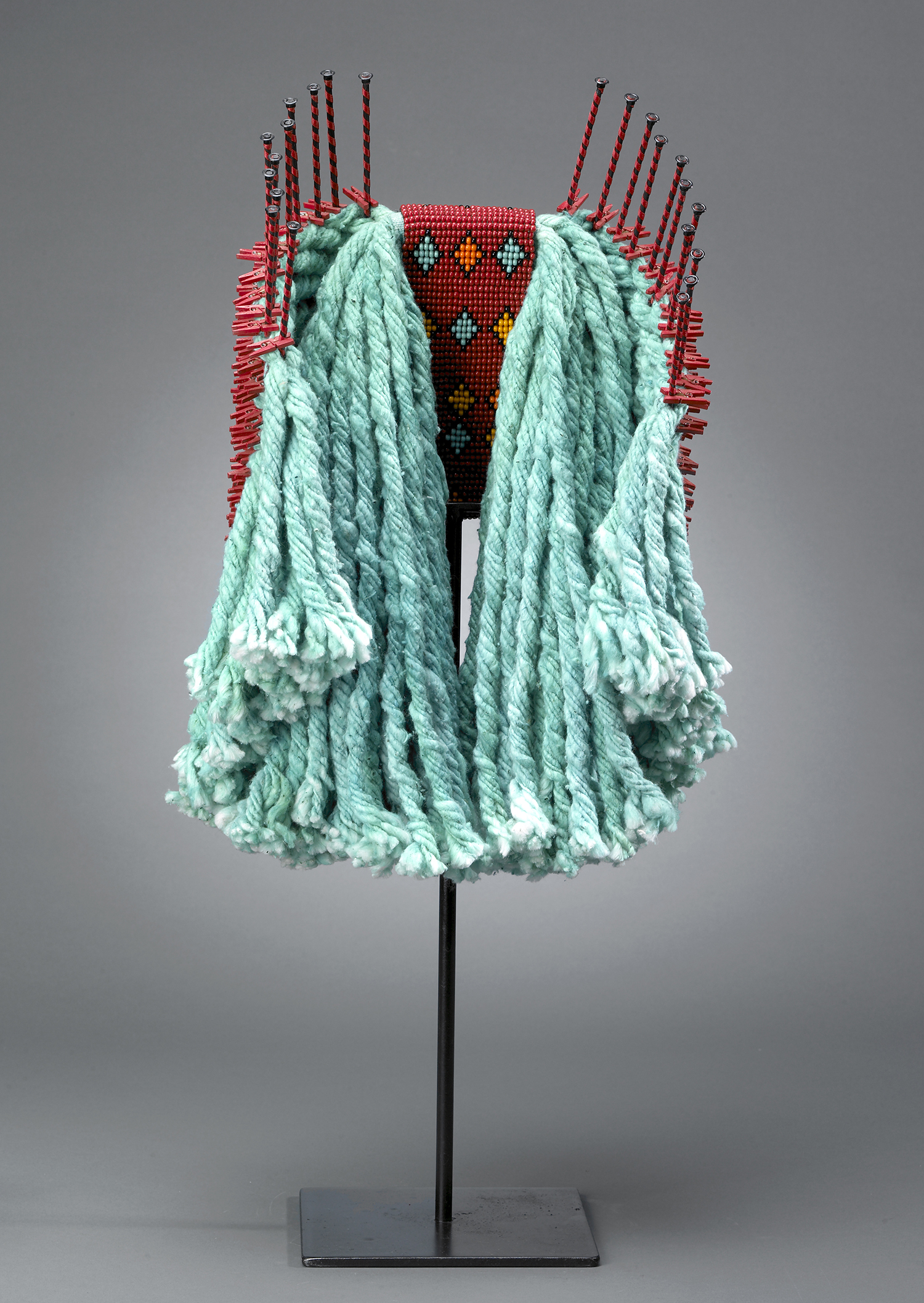 Mop with Clothes Pins - Back