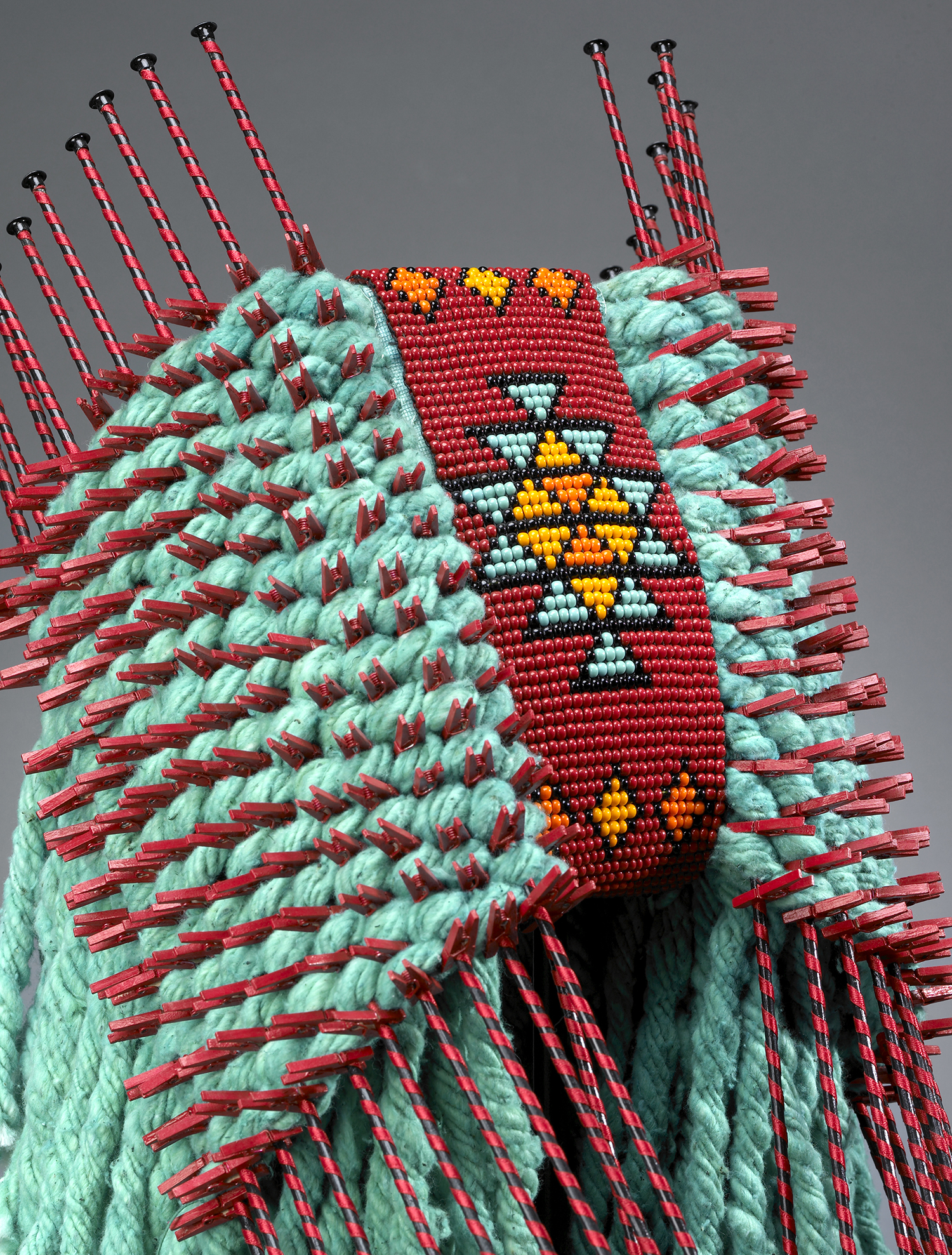 Mop with Clothes Pins - Detail
