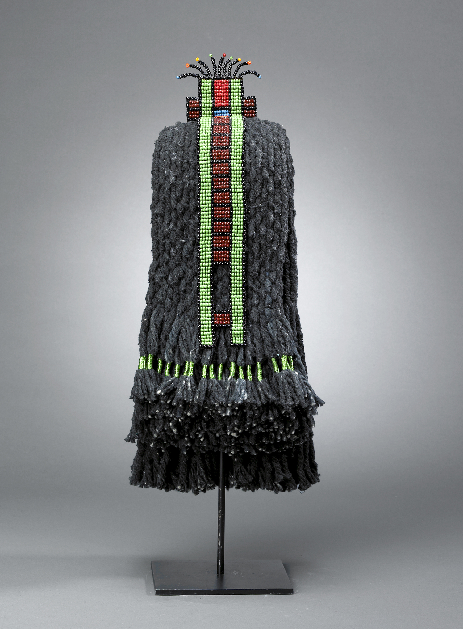 Mop with Beaded Ladder - Back