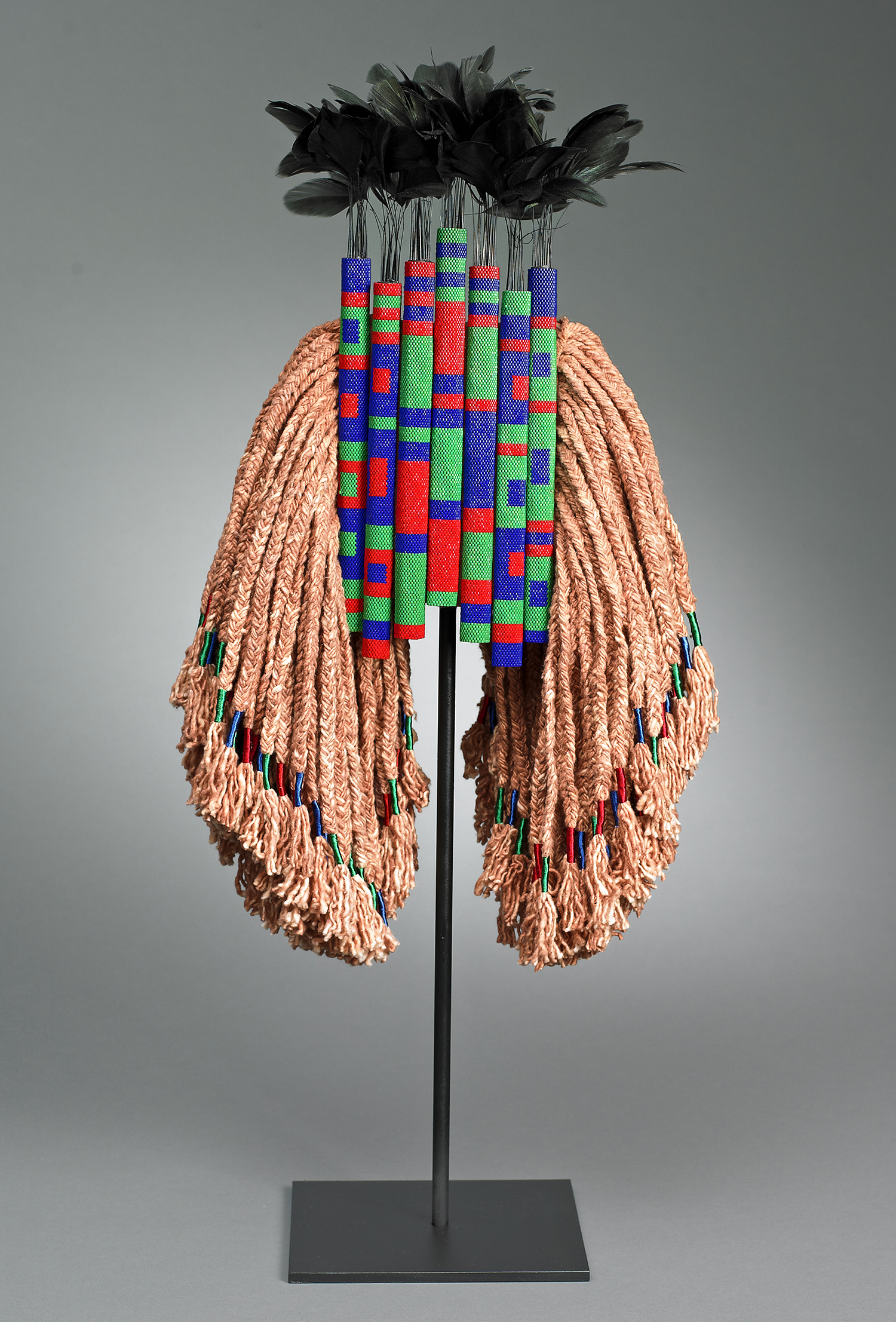 Mop with Beaded Tubes