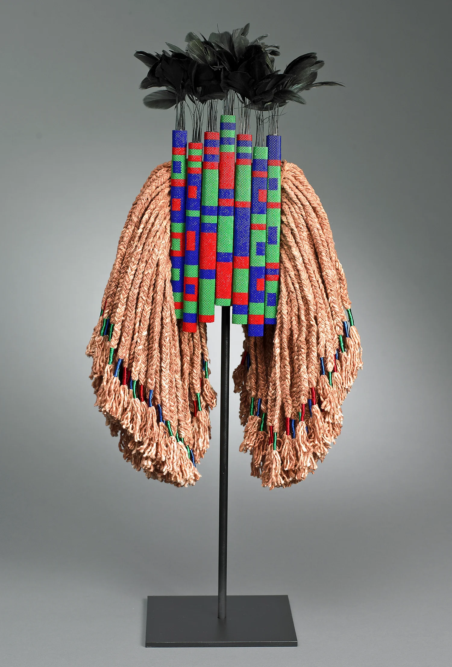 Mop with Beaded Tubes