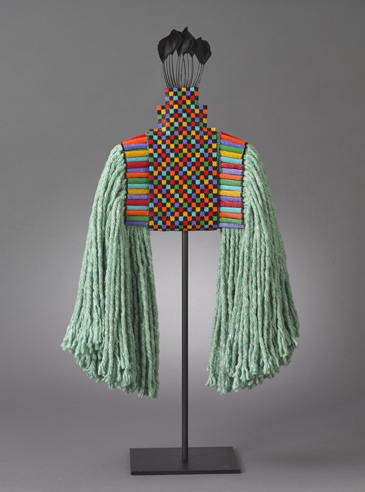 Mop with Beaded Squares