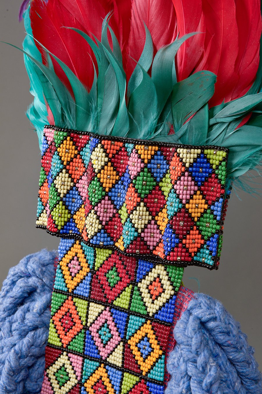 Mop with Sparkling Triangles detail