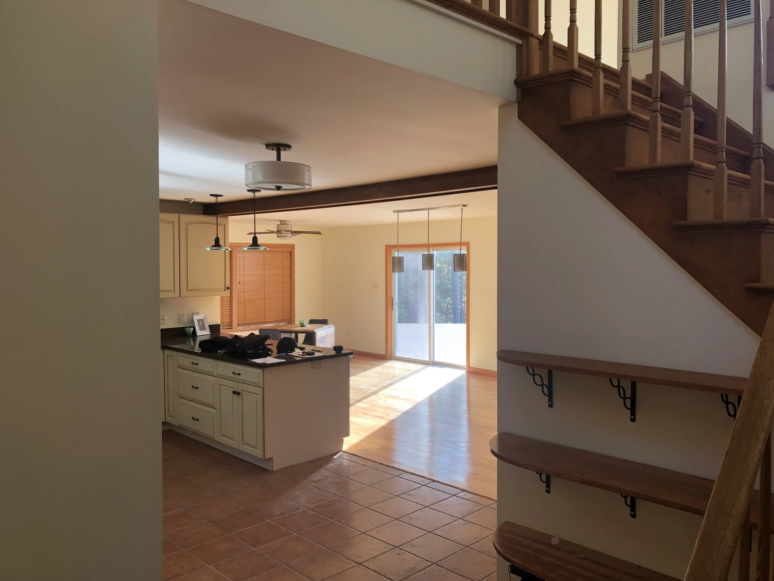 Previous entry way and stair