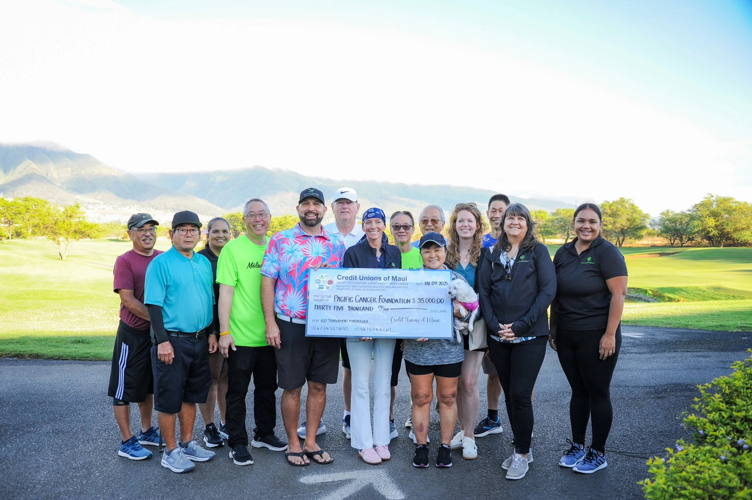 Credit Unions of Maui Raise $35,000 for Pacific Cancer Foundation at 10th Annual Charity Golf Tournament