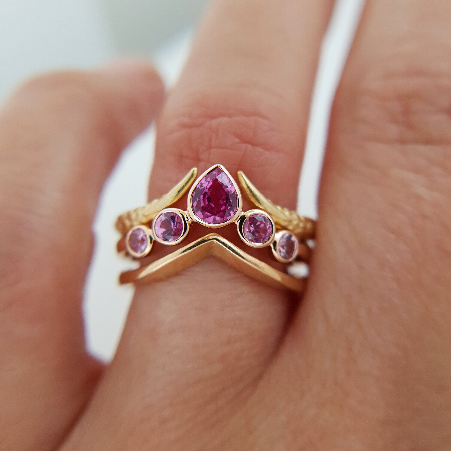 18ct Wishbone Ring — Fran Barker 