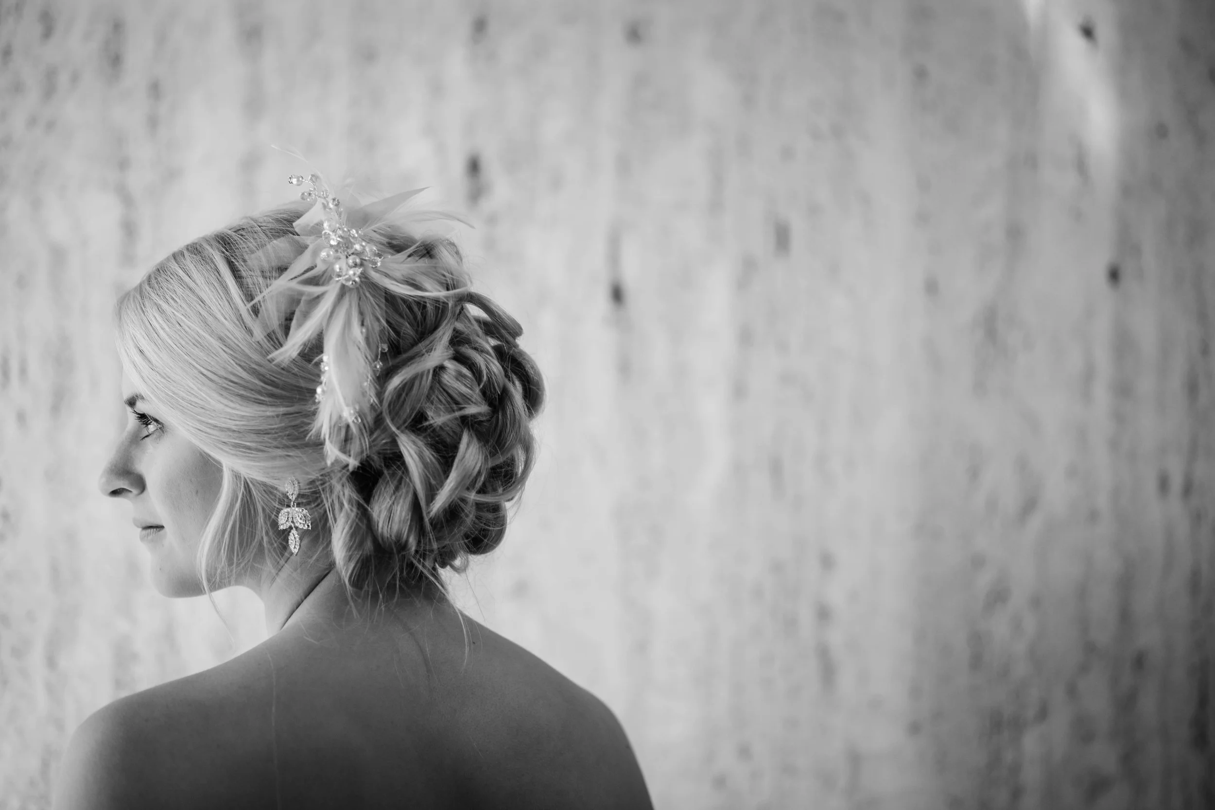 Headpiece by: Voila Bridal of Greenwood SC