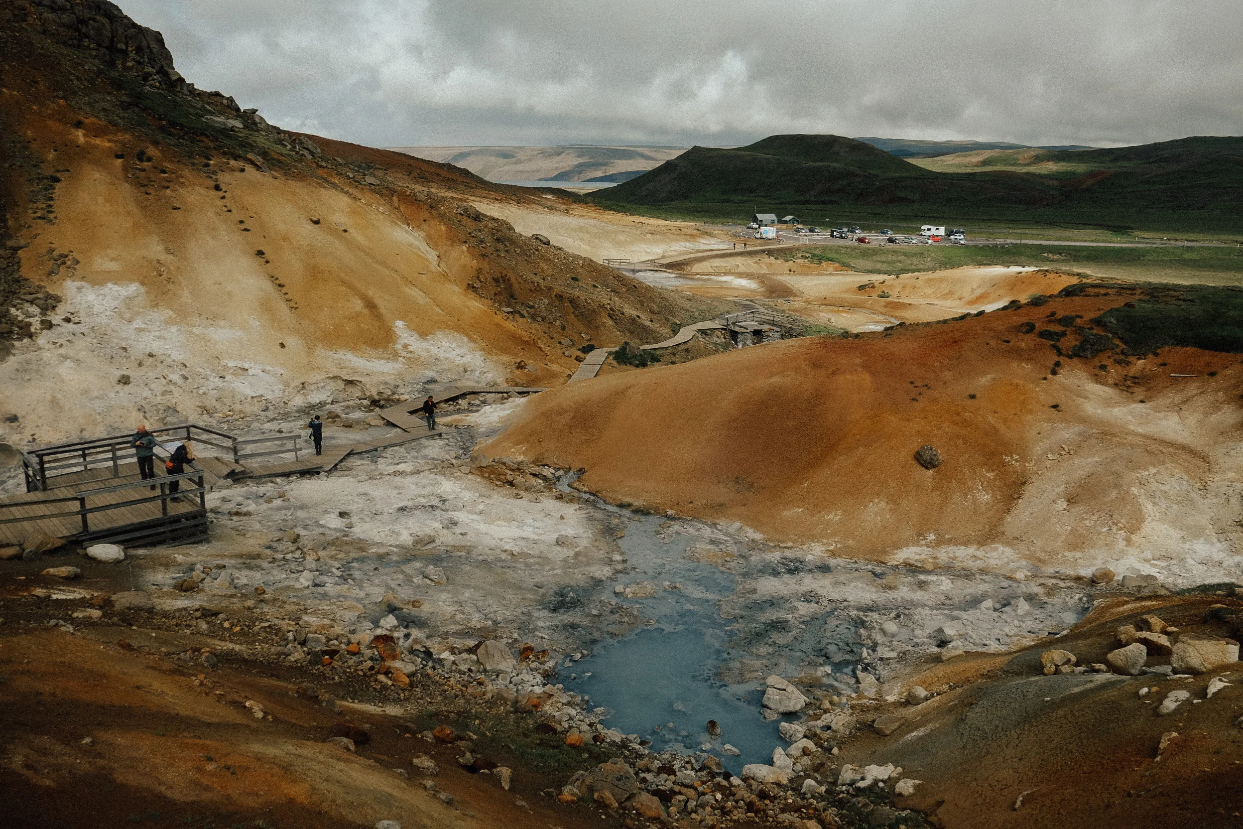 Natural hot springs or "hot pots" as they are often called, abound in Iceland. Although they are certainly not all swimmable, as some of them are almost lava temperature! So definitely check the signs before you stick a toe in.
