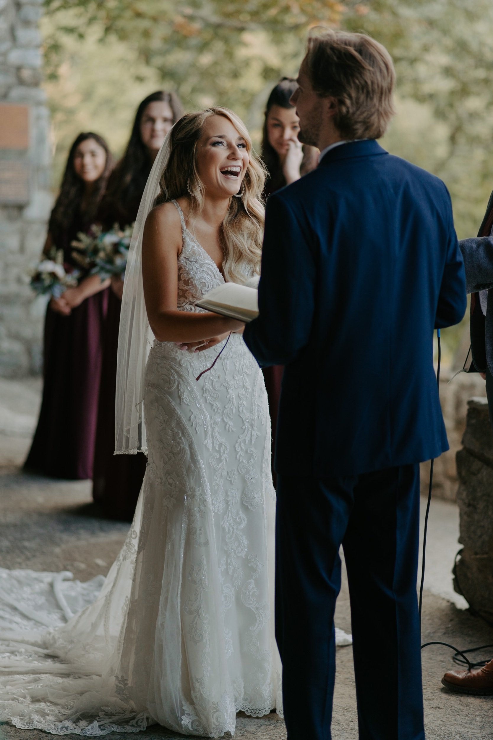 Pretty Place Cliffside Wedding