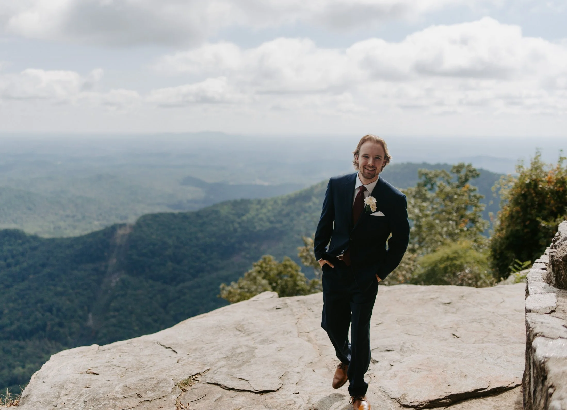 Pretty Place Cliffside Wedding