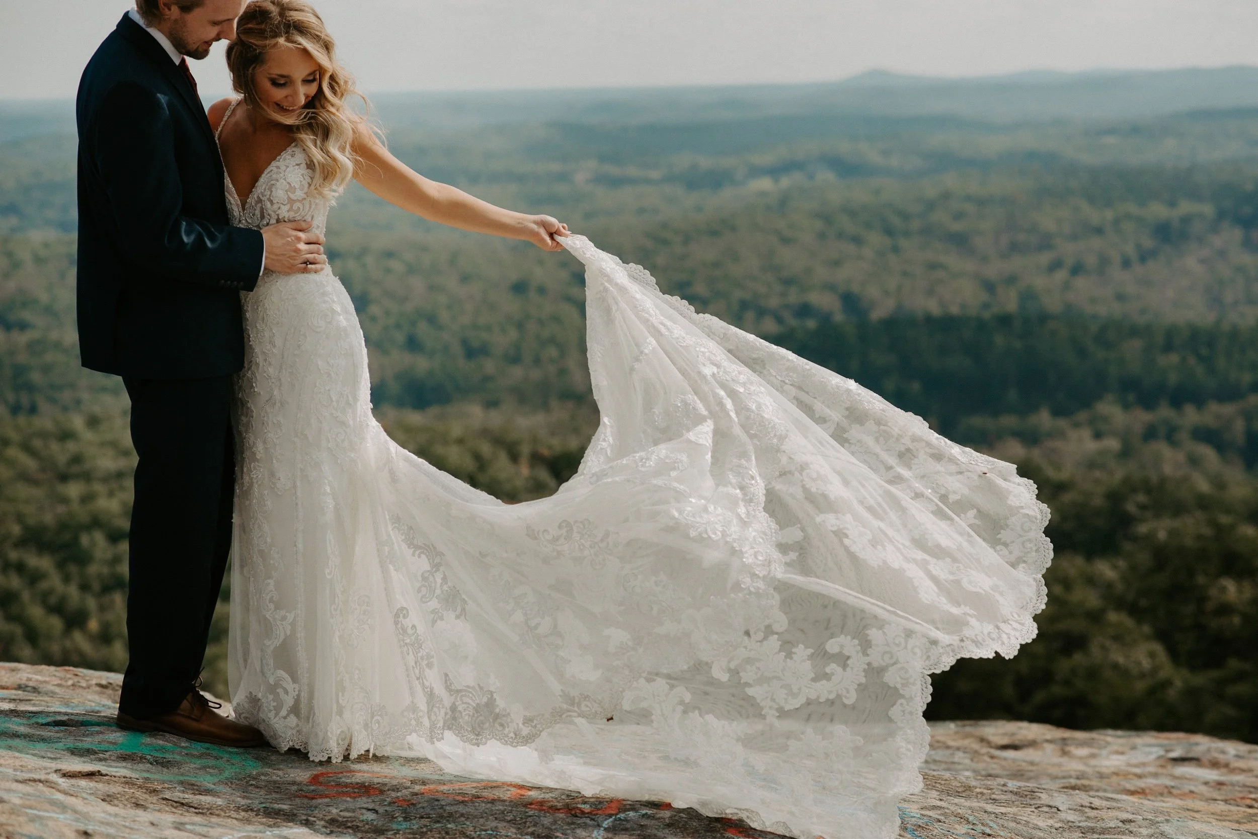 Pretty Place Cliffside Wedding