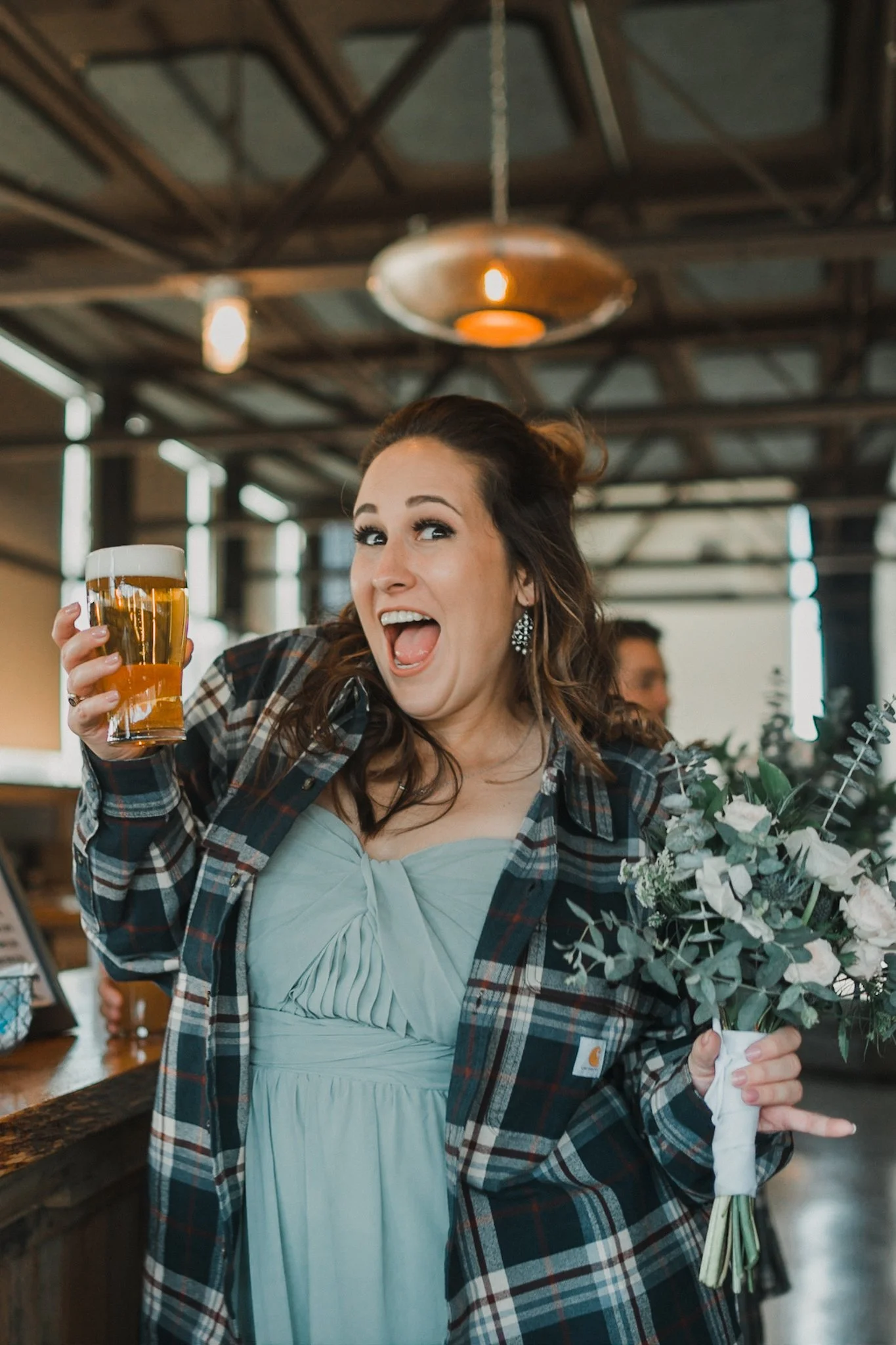 Highland Brewing Rooftop Wedding
