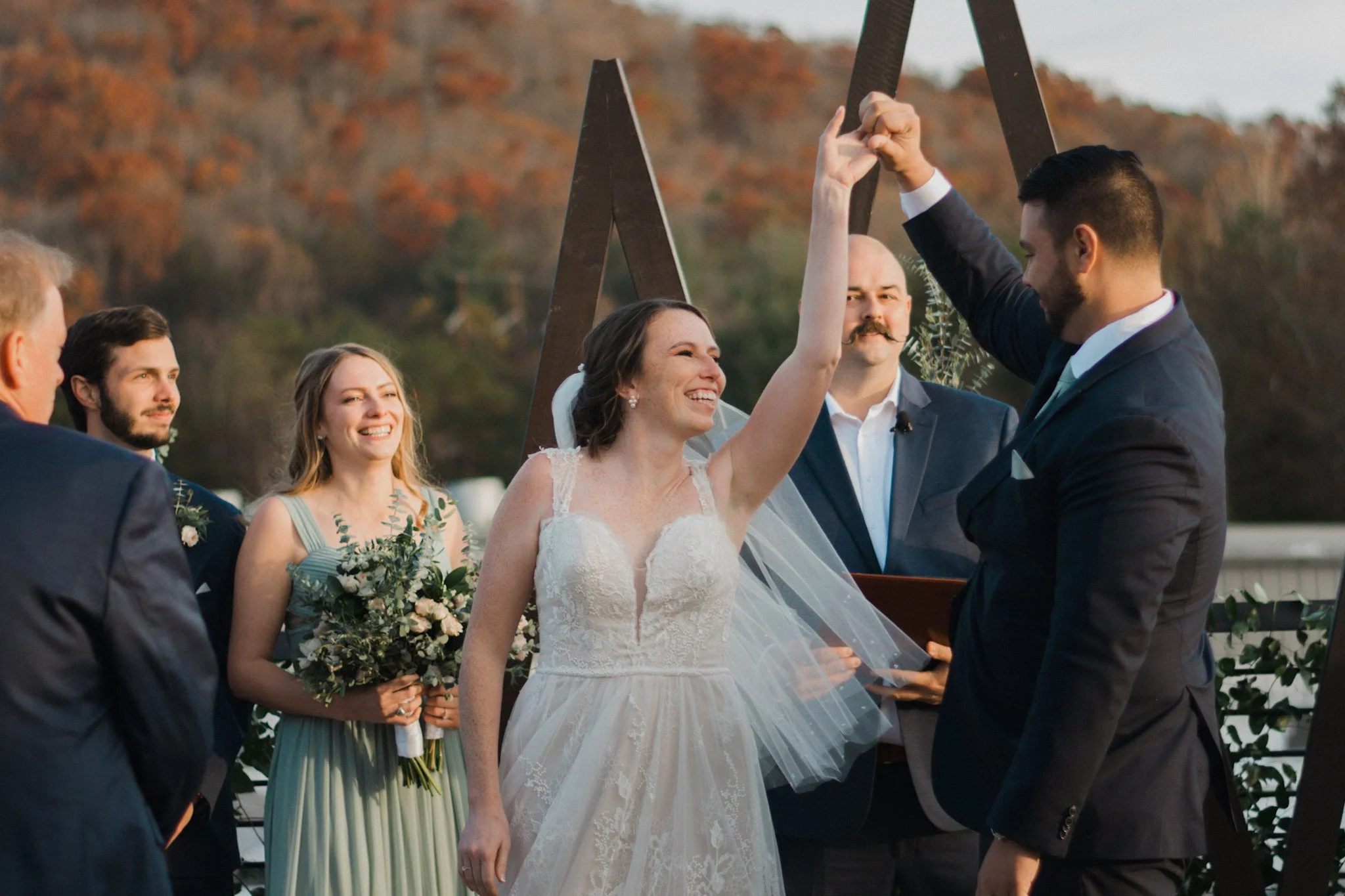 Highland Brewing Rooftop Wedding