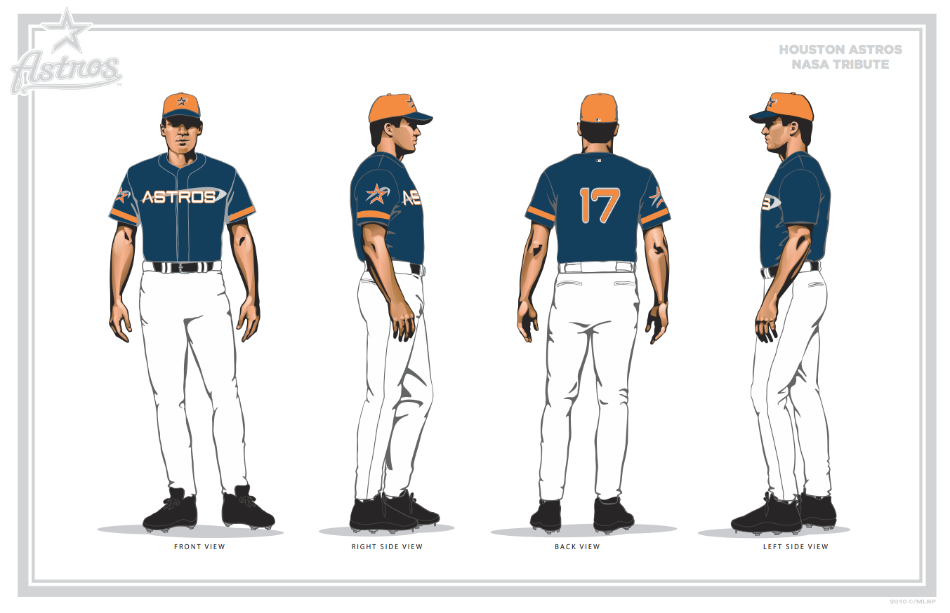 MLB Houston Astros 1994 uniform original art – Heritage Sports Art