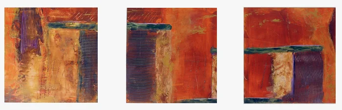 1503 Pueblo Triptych SOLD