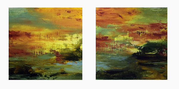 Water Series #1579 a and b SOLD
