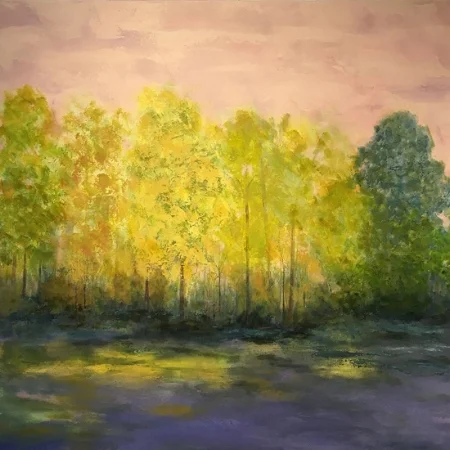 1804 Forest Series, Pink Sky