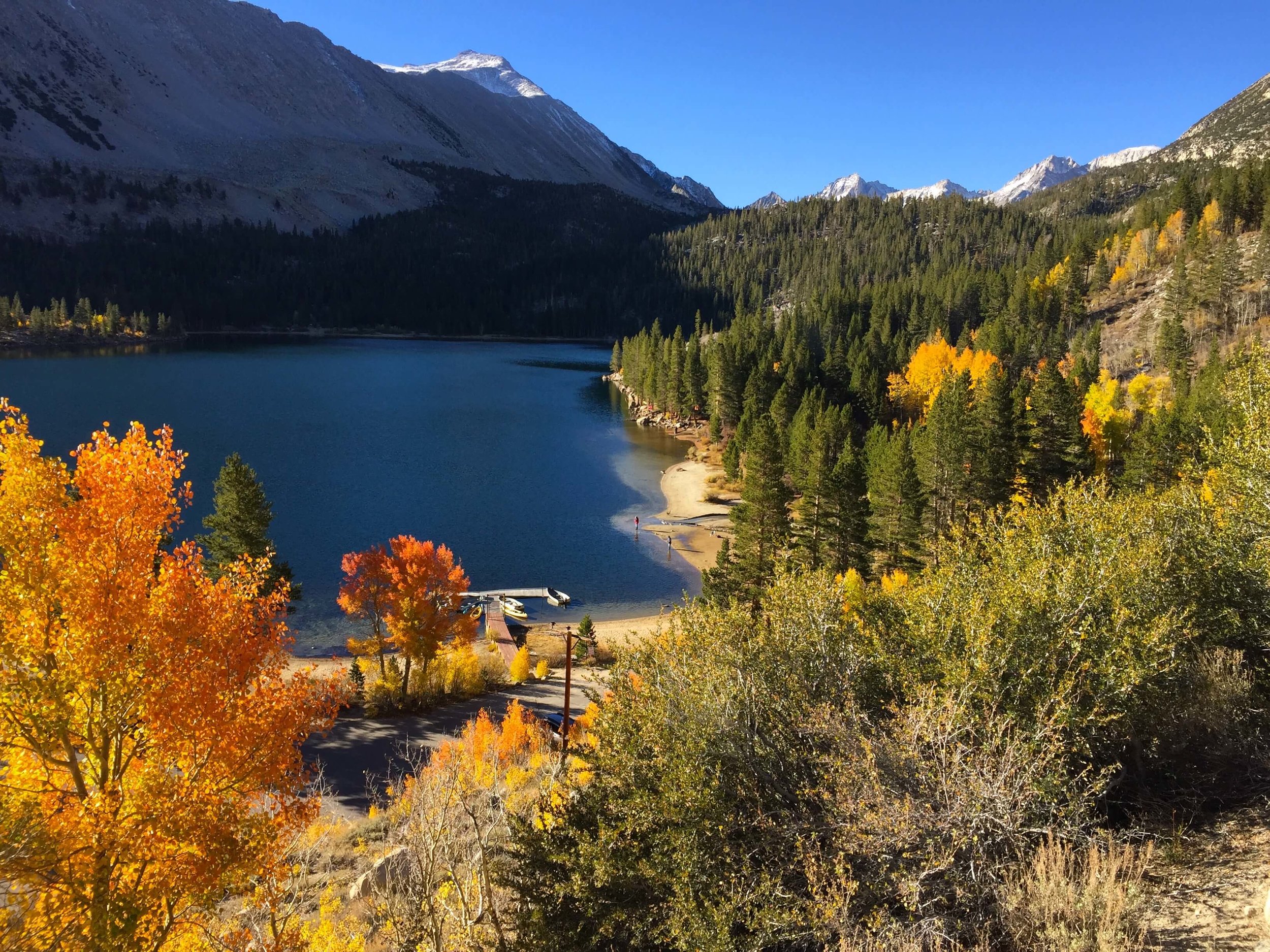 Rock Creek Lake in the Fall. 