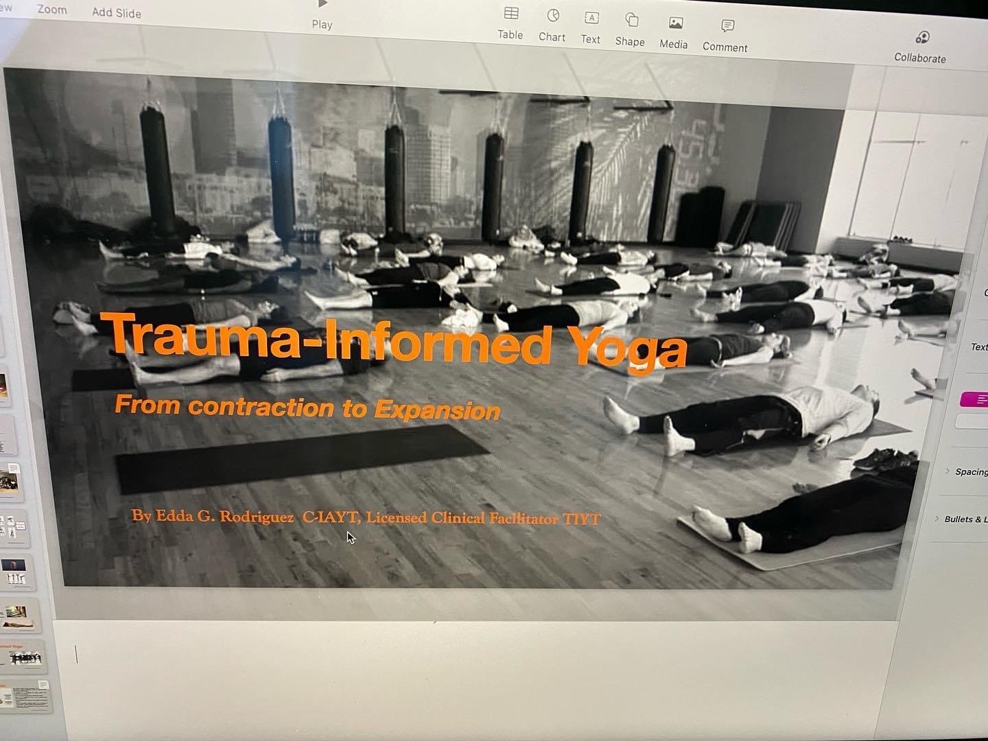 A TIYT for Yoga Schools
