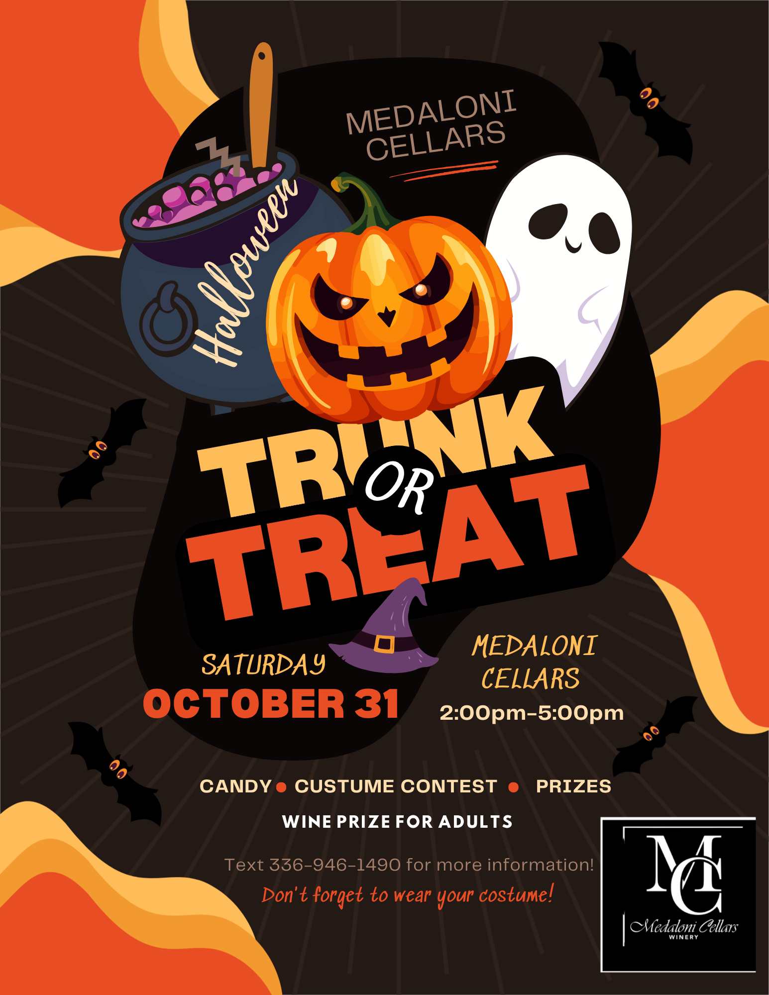 HALLOWEEN TRUNK OR TREAT: 2-5PM
