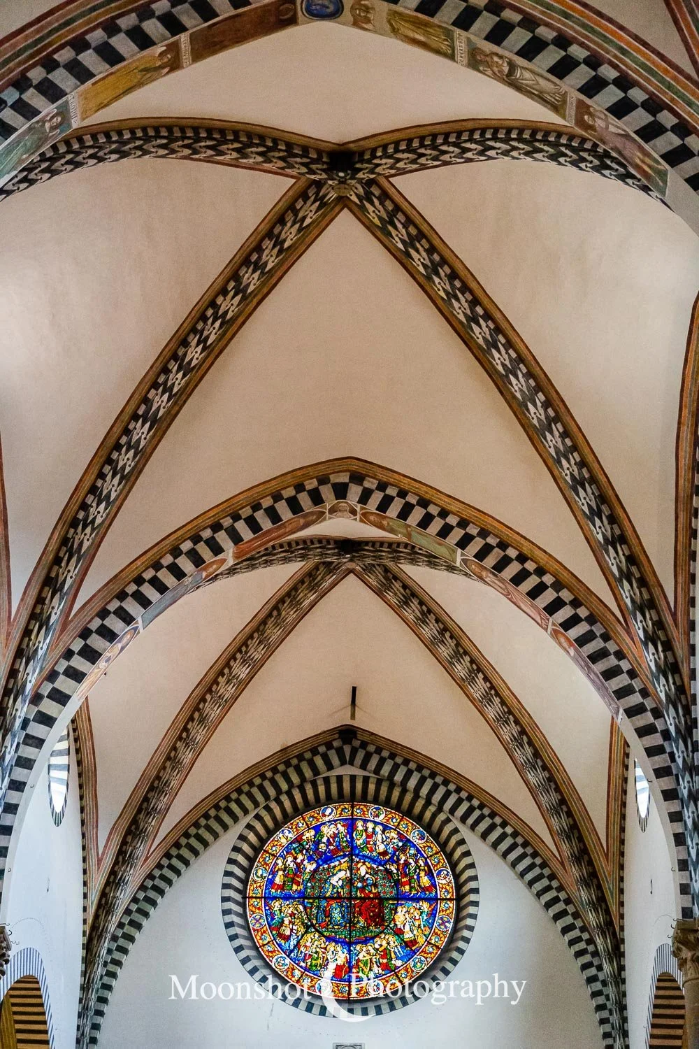 Ceiling and Stained Glass