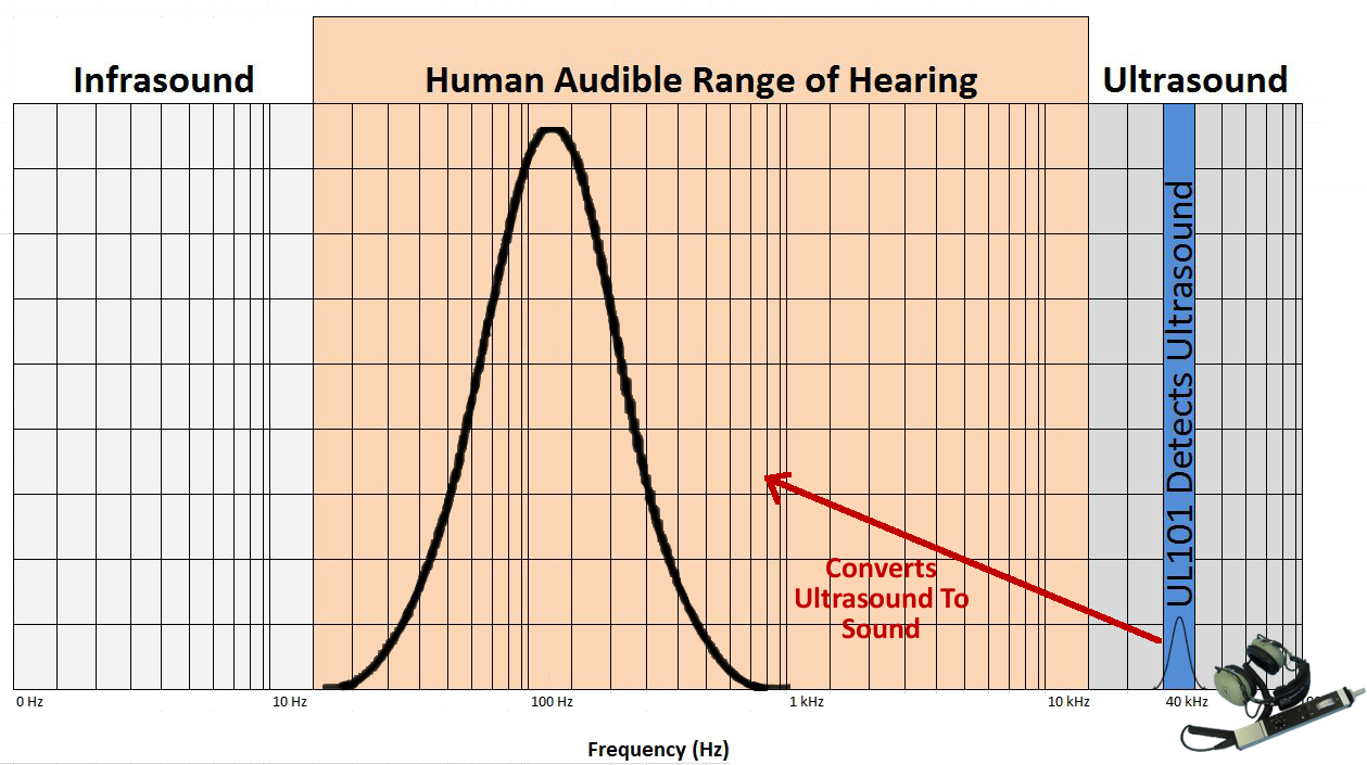 Detect & Convert Ultrasound Into Human Audible Range of Hearing