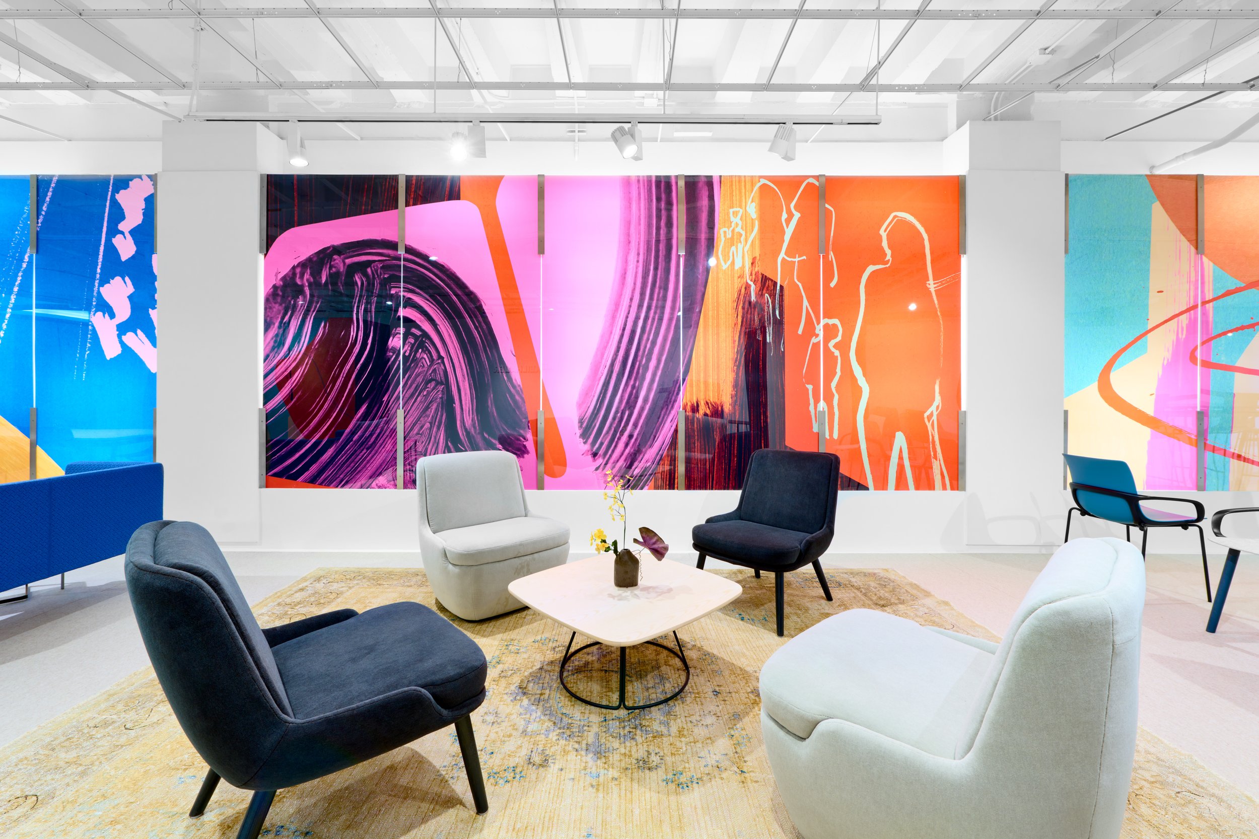 Keilhauer showroom photography at the Merchandise Mart in Chicago, IL