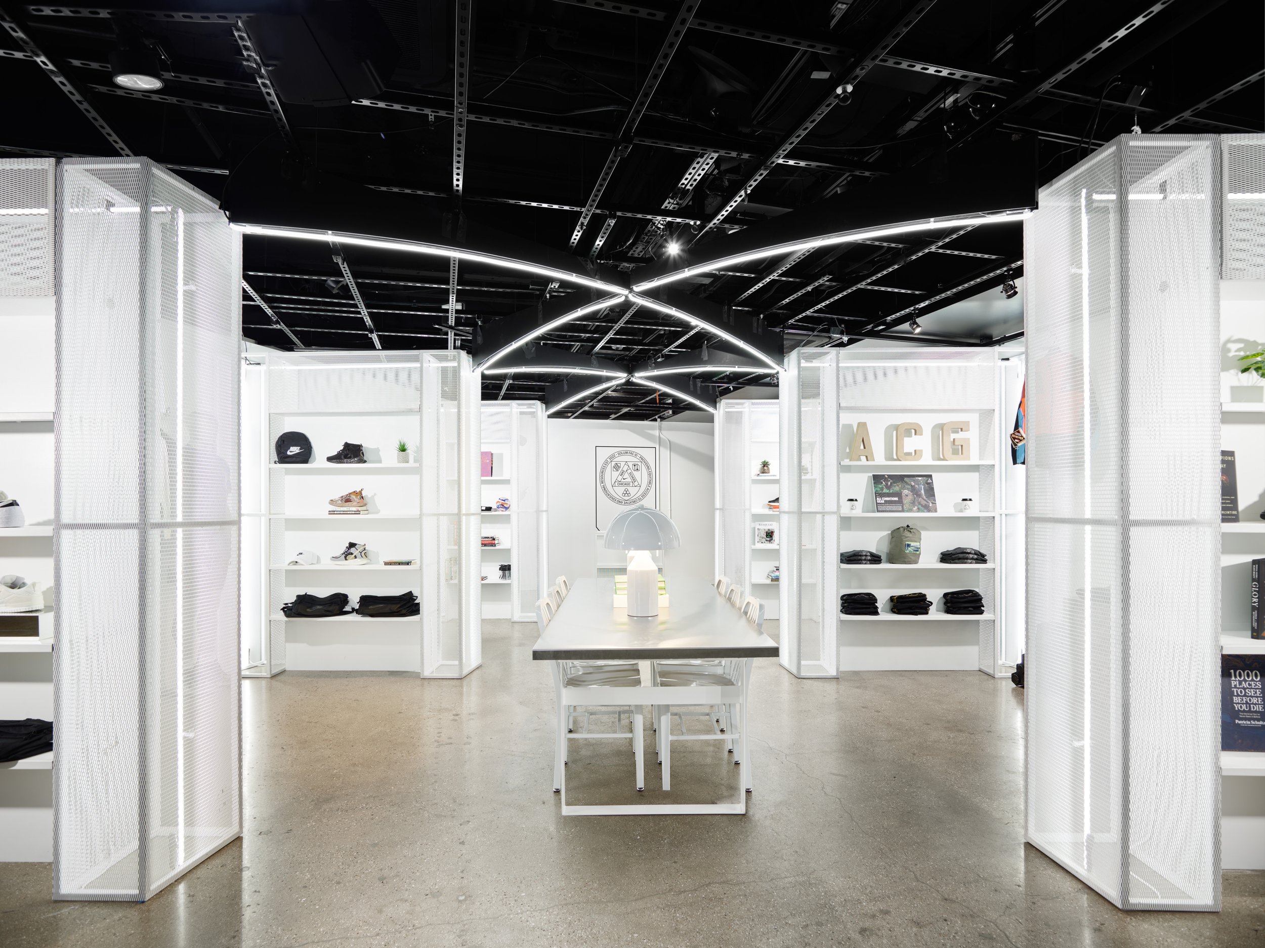  Nike Chicago retail interior architecture photography. Design by  Future Firm  