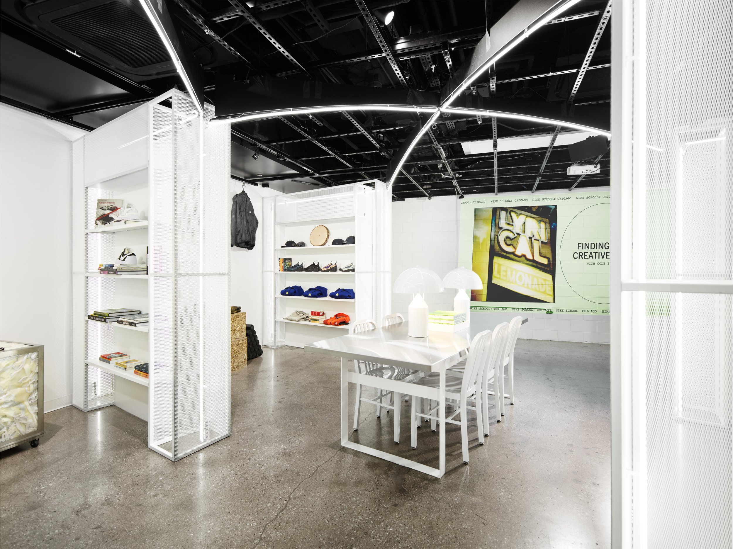  Nike Chicago retail interior architecture photography. Design by  Future Firm  