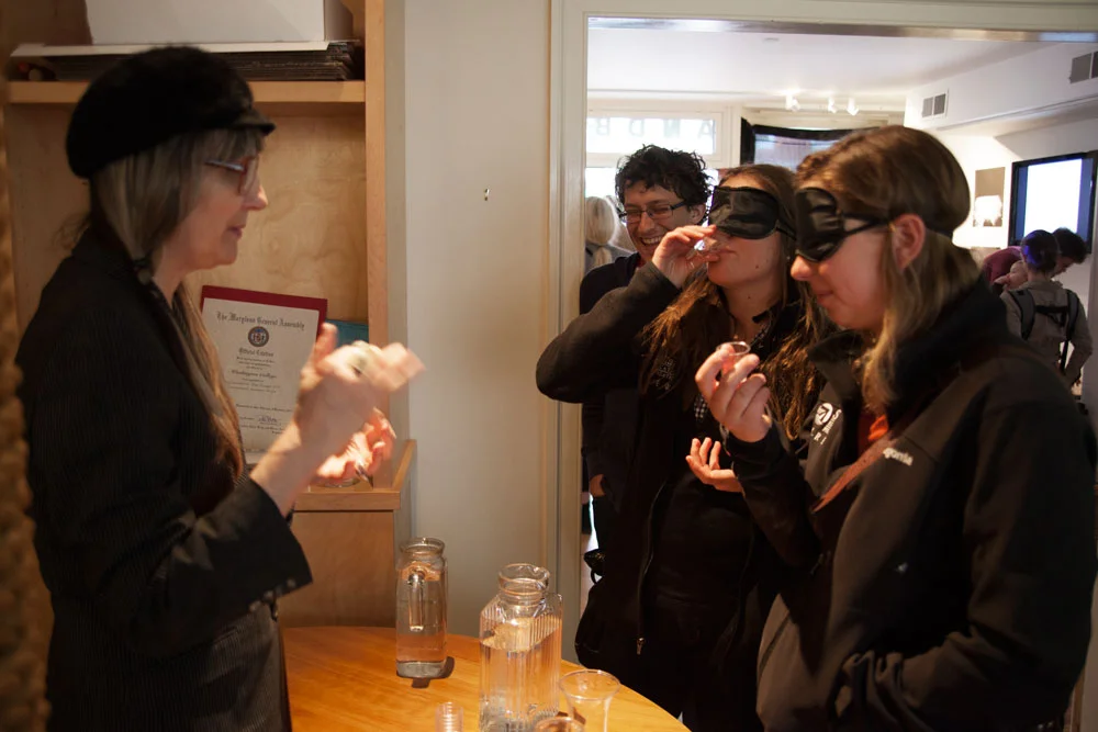 Laure Drogroul's Water Tasting Station