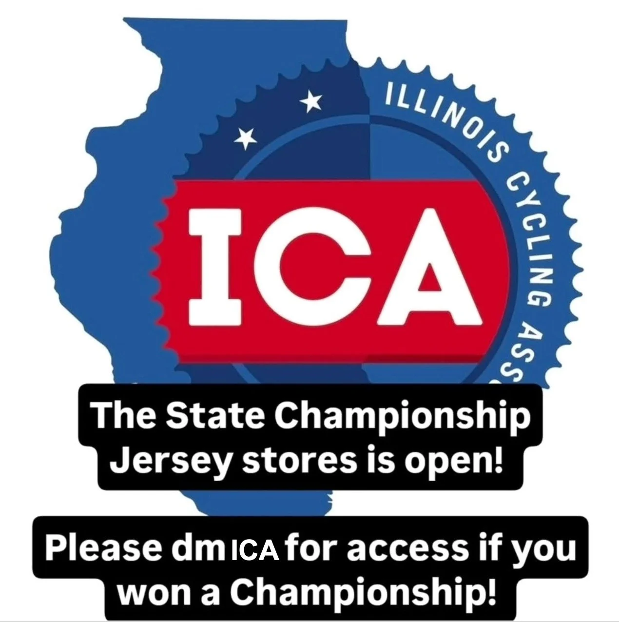 Did you win a state championship this year at the track and would like to purchase a jersey? The @ilcyclingassociation has opened up the State Championship jersey online store through December 29th. See details below or their social media posts for m