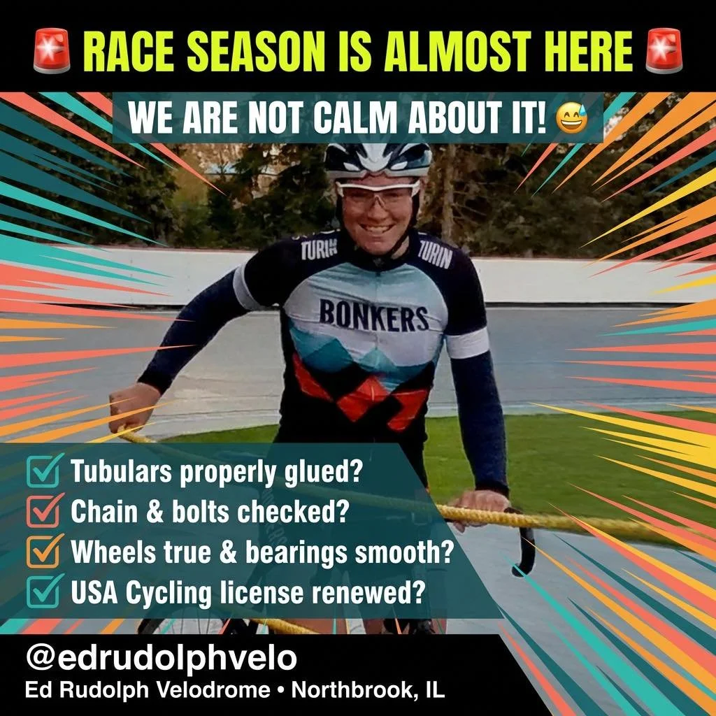 Before you pack up your bike and get in the car, ask yourself&hellip;

🔧 Are those tubulars actually glued? Like, properly glued? No peeling edges, no "it'll probably be fine" energy 😂
🔧 Chain tight and track nuts torqued down?
🔧 Wheels