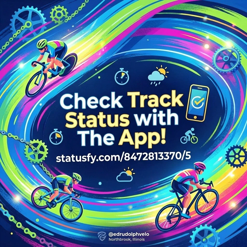 Want to know if the track is OPEN before you head out?

Check our track status in real time &mdash; right from your phone! No more guessing, no more wasted trips! 

👉 statusfy.com/8472813370/5

Link also on our website ervelo.com, click nbparks faci